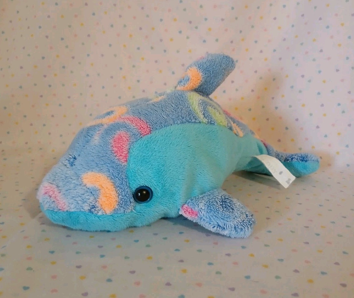 Vintage Wishpets Cody Dolphin Blue Swirl Soft Stuffed Animal Plush Toy Vintage Wishpets Cody Dolphin Blue Swirl Soft Stuffed Animal Plush Toy