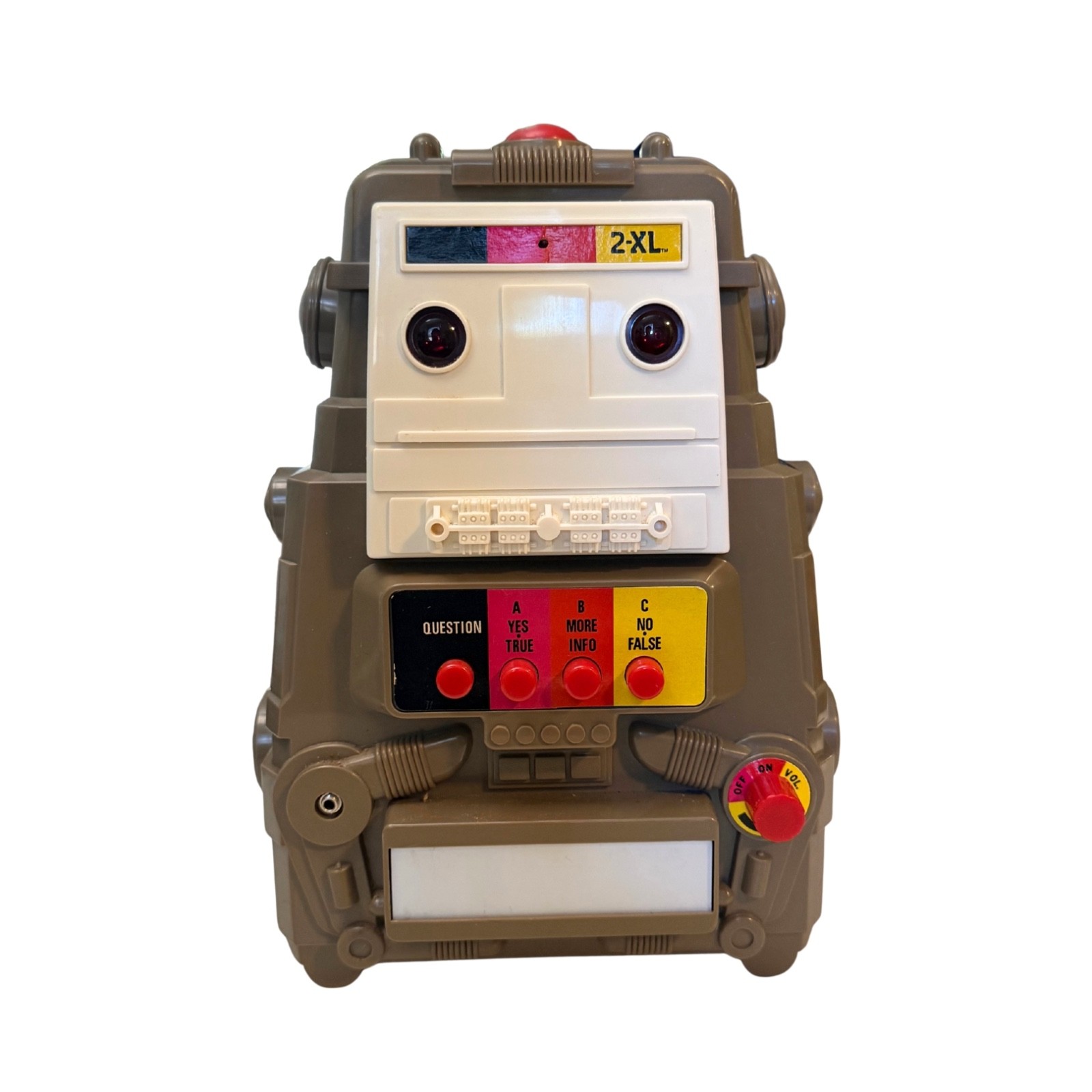 Vintage 1978 Mego 2-XL Talking Robot Toy Cassette Player No Cord AS-IS