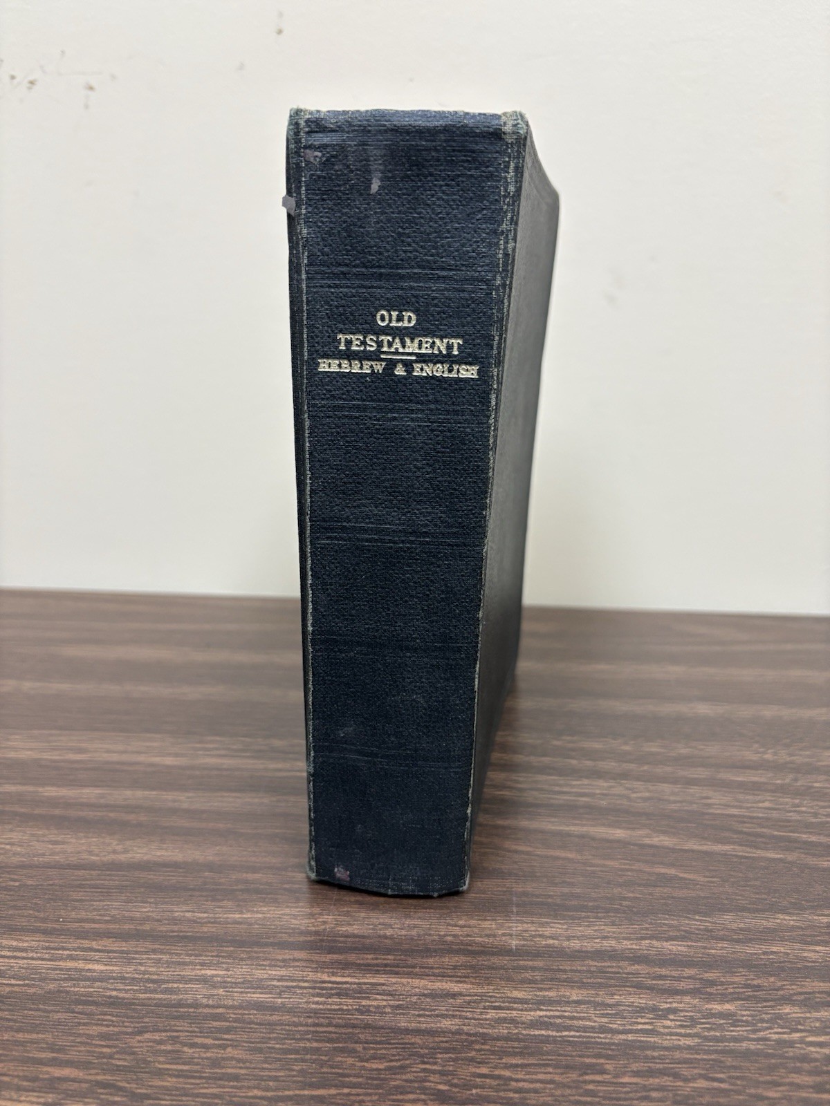 Vintage Hebrew English Old Testament Bible  British Foreign Bible Society 1974