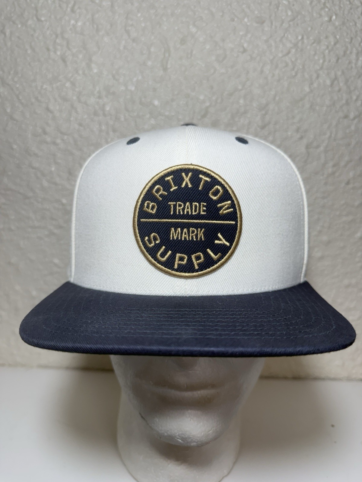 Brixton Supply Hat Cap Snap Back Mens One Size Twill Circle Patch Logo NWOT Brixton Supply Hat Cap Snap Back Mens One Size Twill Circle Patch Logo NWOT