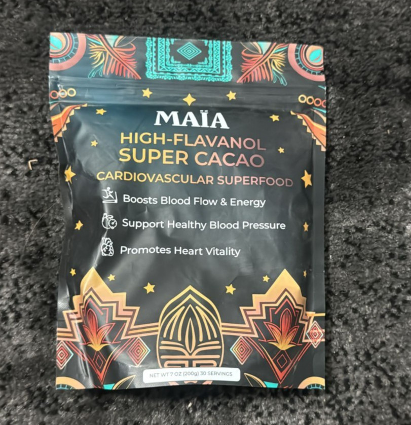MAIA Ceremonial High-Flavanol Super Cacao with NATTOKINASE 7oz 30 servings