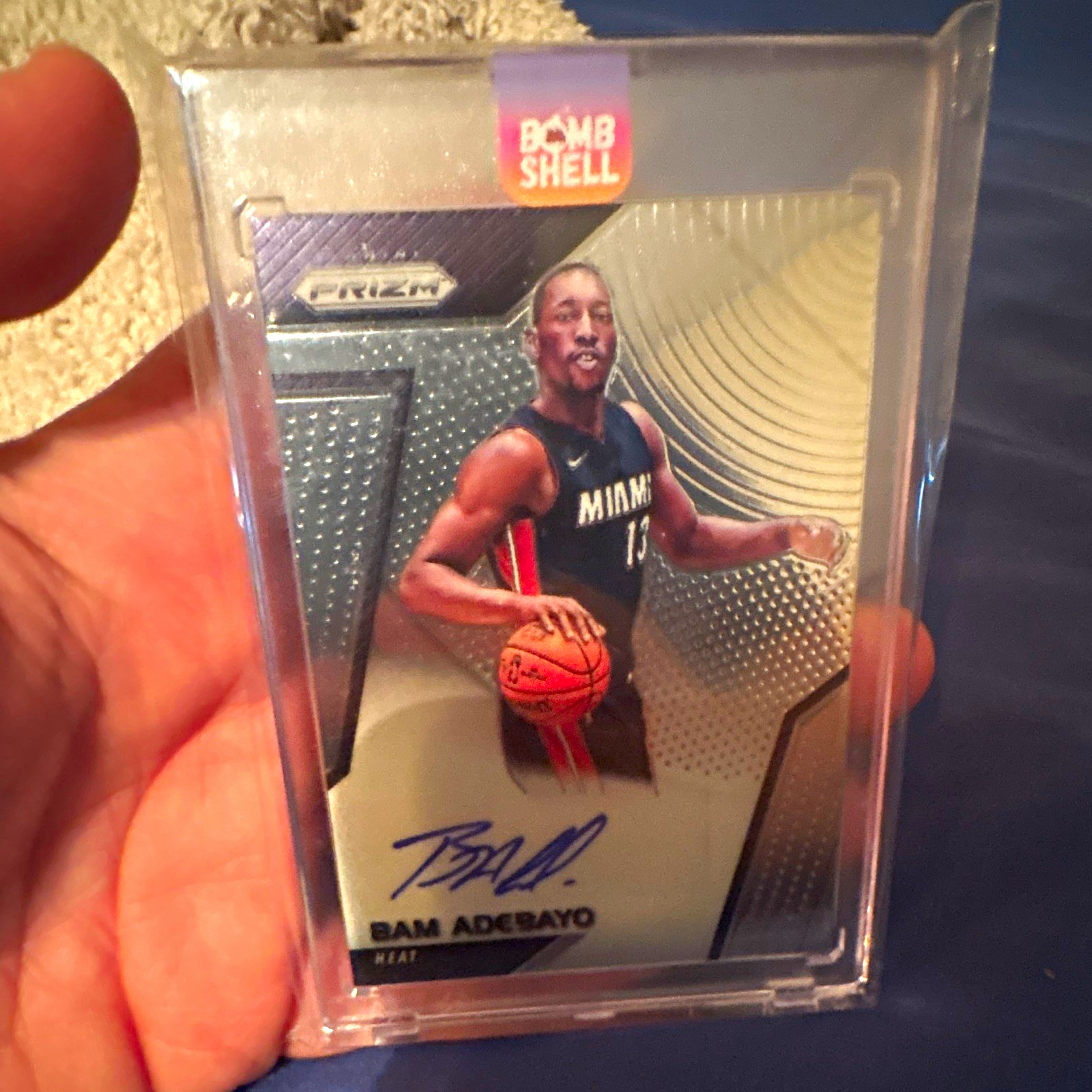 Panini Prizm 2017-18 Bam Adebayo Rookie Signatures Auto #RS-BA Miami Heat