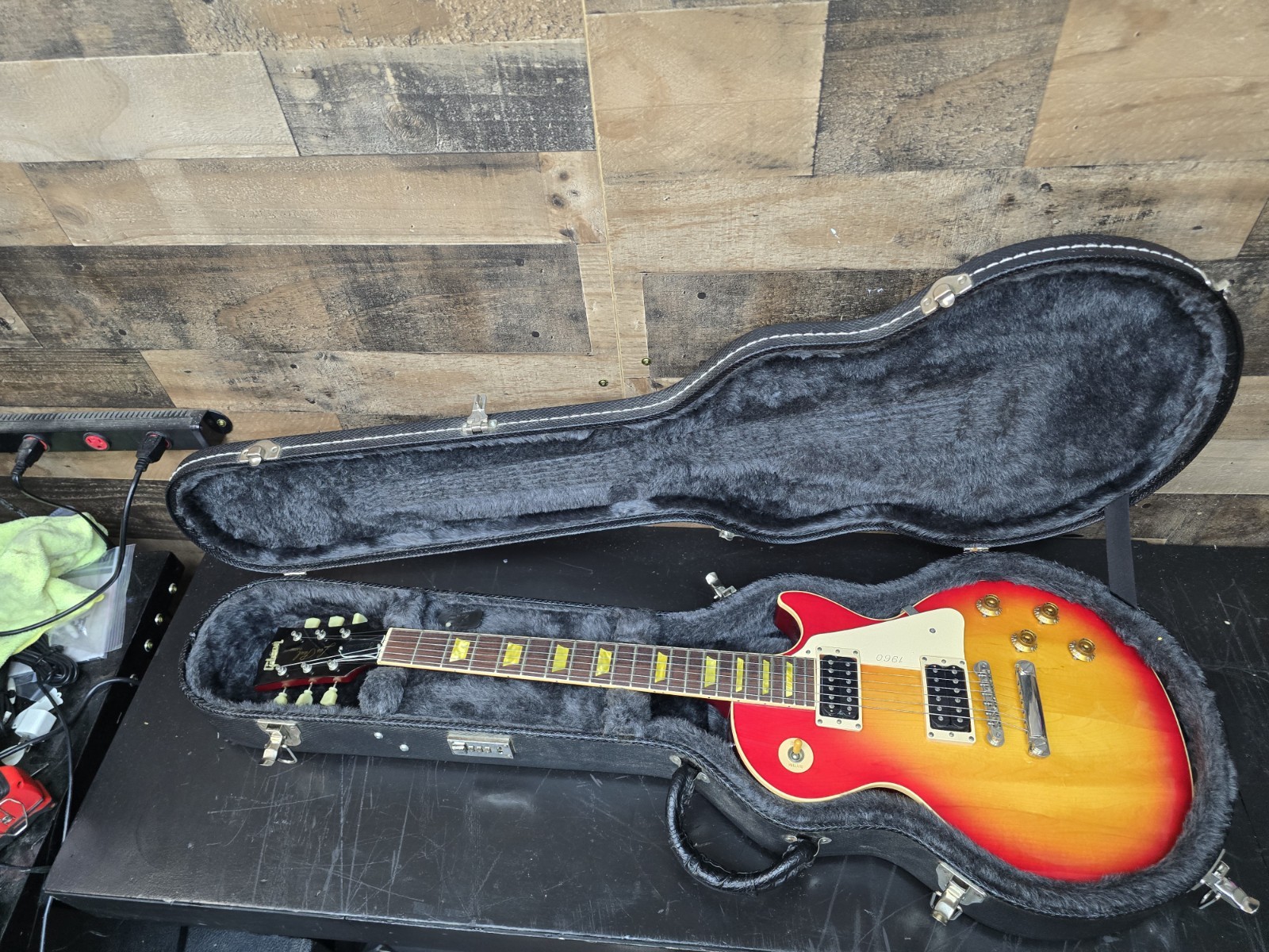 1990s Gibson Les Paul Classic 1960 Ink Stamp Serial Number  W/Ohsc 9.1 Lb
