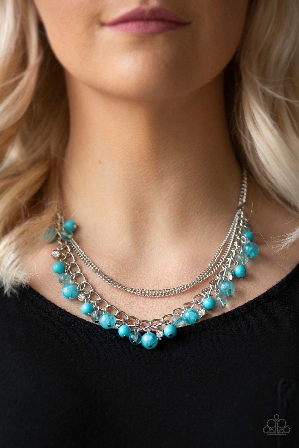 Wait And Sea Blue Necklace Paparazzi New