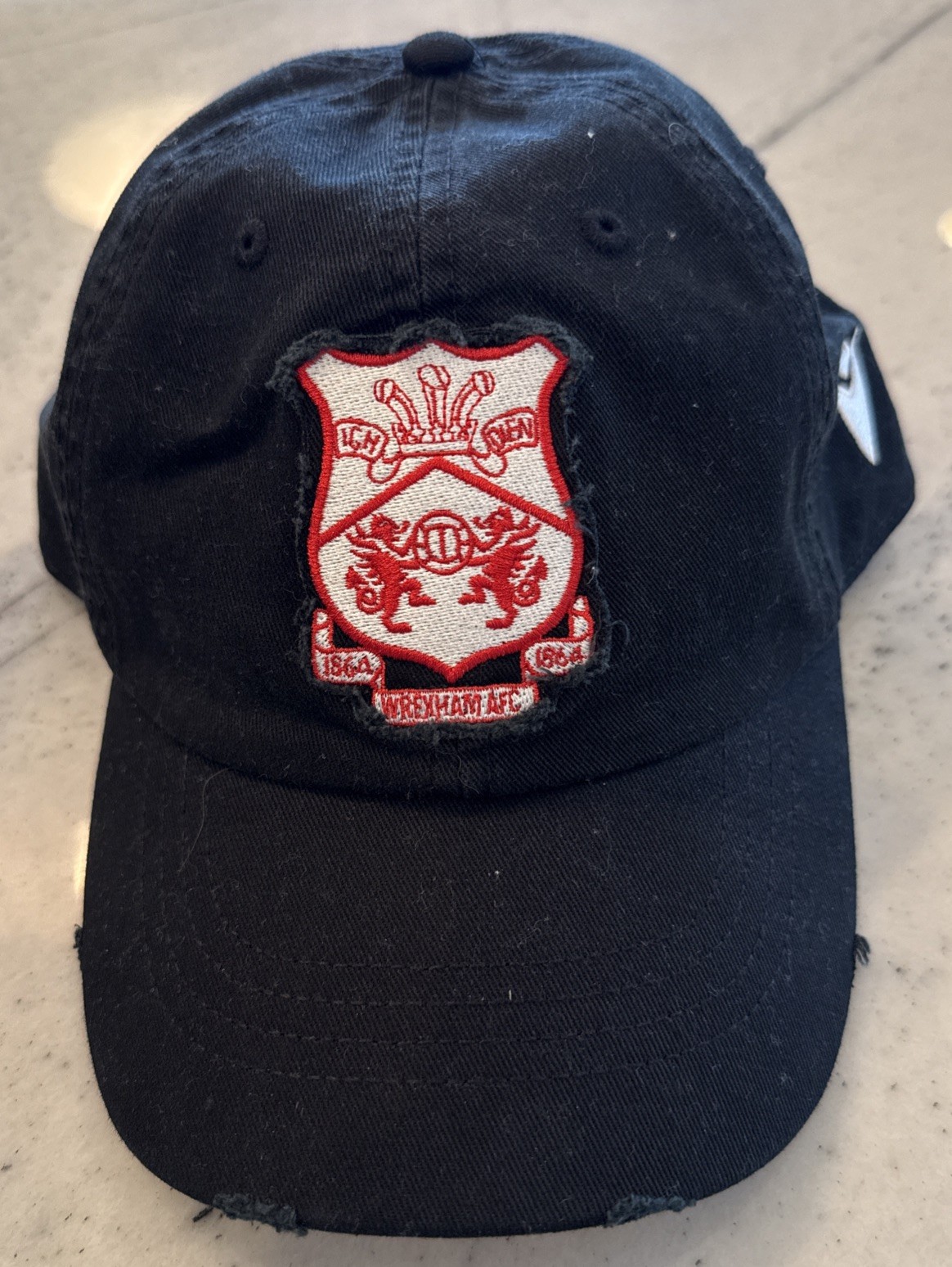 Wrexham AFC Black Official Macron Cap Adjustable Never Worn Wrexham AFC Black Official Macron Cap Adjustable Never Worn