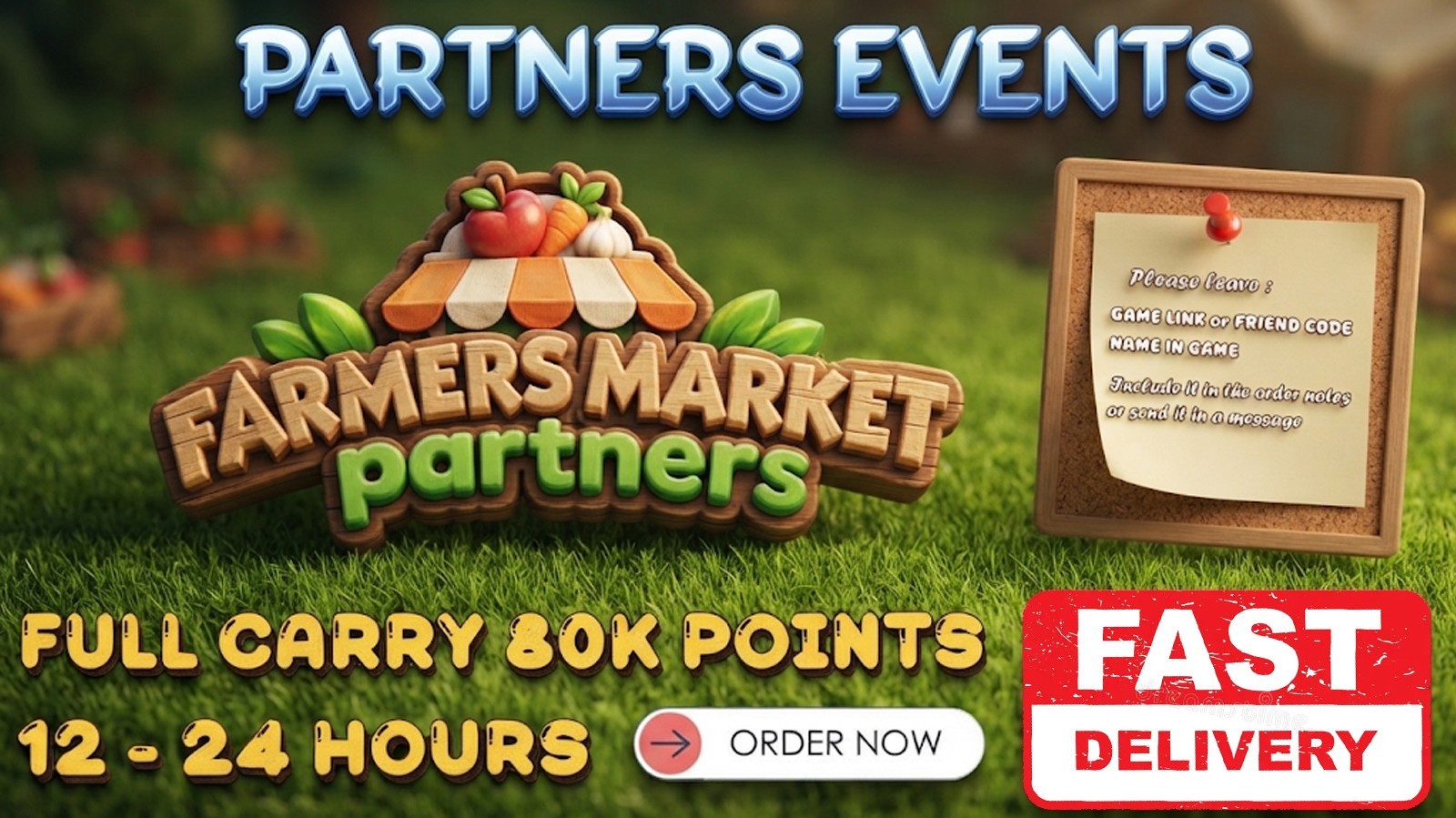 Mono_poly_Go Event-Farmers Market Partners 80k Point 🔥 Full Carry Fast Response
