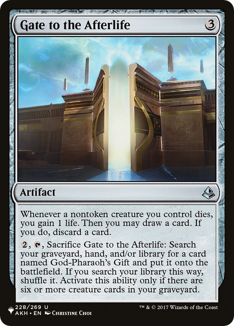 Gate to the Afterlife [LIST - 228/269]MagicNMUncommonMagic