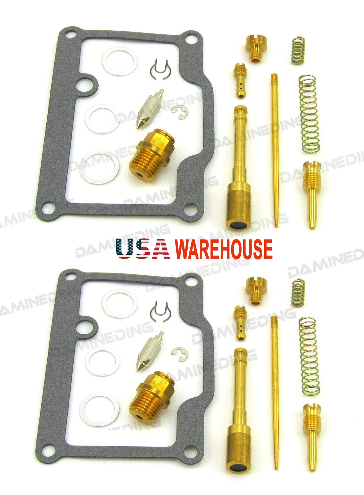 2 X CARBURETOR CARB REPAIR REBUILD KIT  T500 T 500 Titan Kit Carburetor US stock