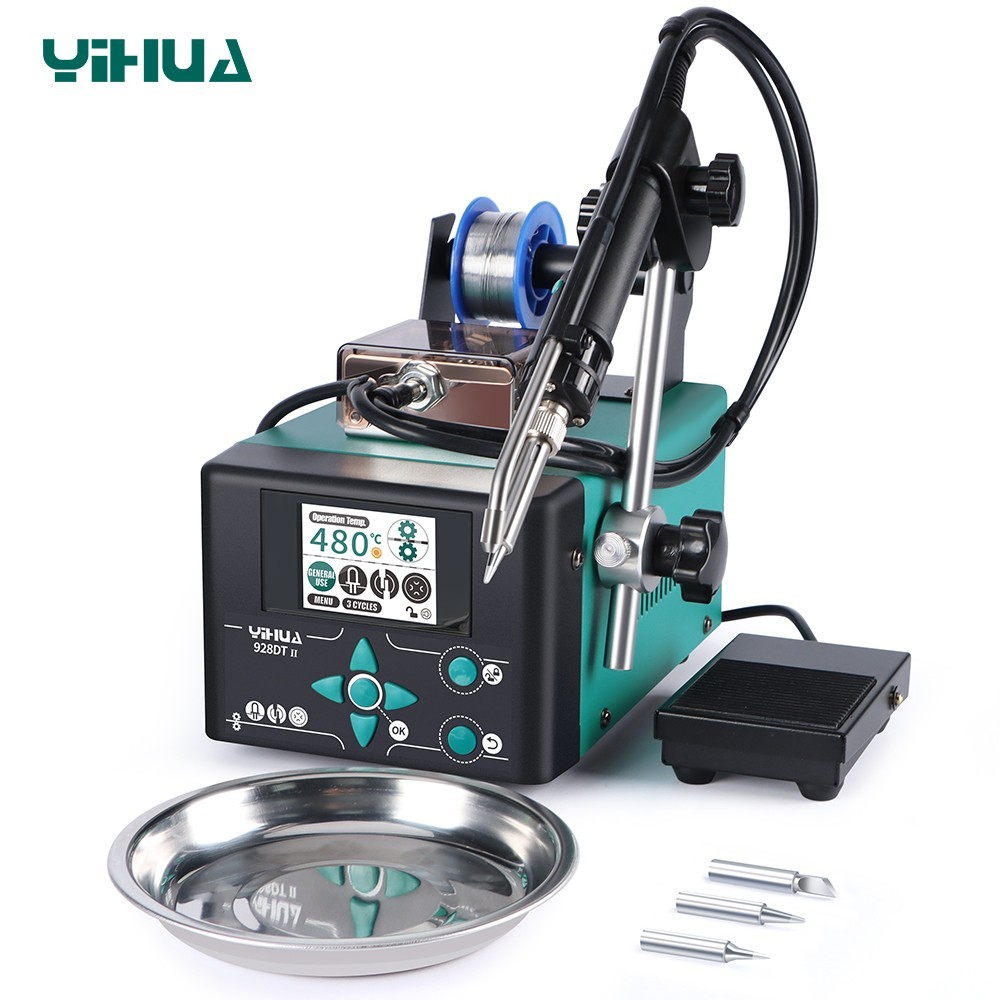 YIHUA 928DT-II Auto Sending Tin Soldering Station Intelligent Solder Feeding