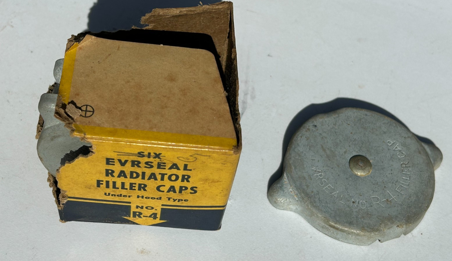 Vintage NOS Stant Evrseal R-4 Radiator Cap 1937-1950 Ford Dodge Lincoln Mercury