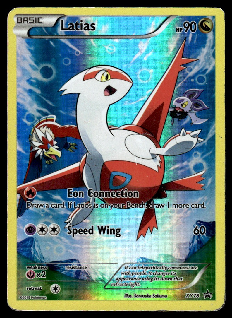 2015 XY Black Star Promos Pokemon Latias XY78 HP