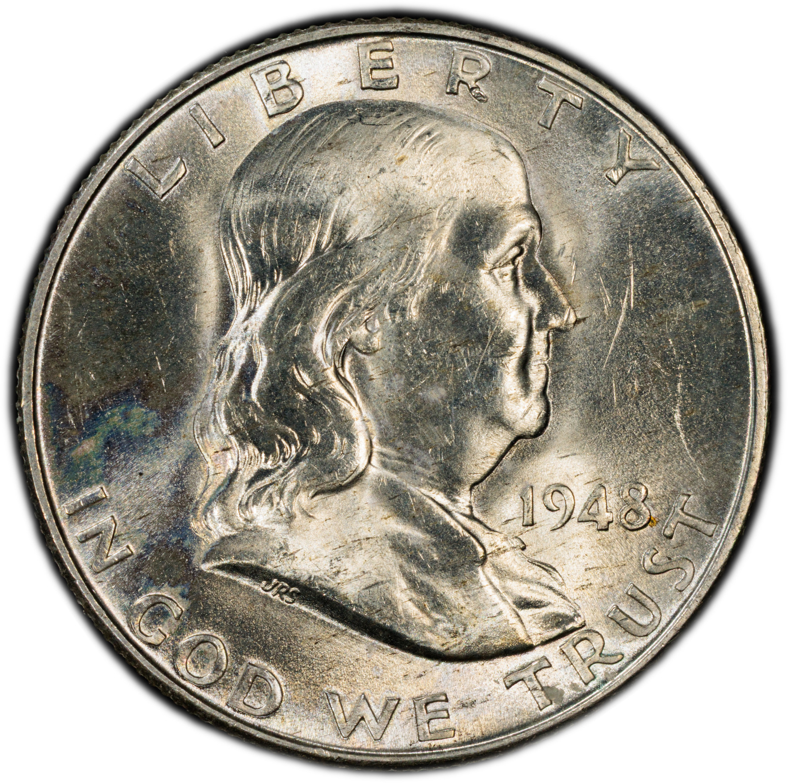 1948-D PCGS MS64 FBL Franklin Half w/ Cartwheel Luster & Really Nice Eye Appeal 1948-D PCGS MS64 FBL Franklin Half w/ Cartwheel Luster & Really Nice Eye Appeal