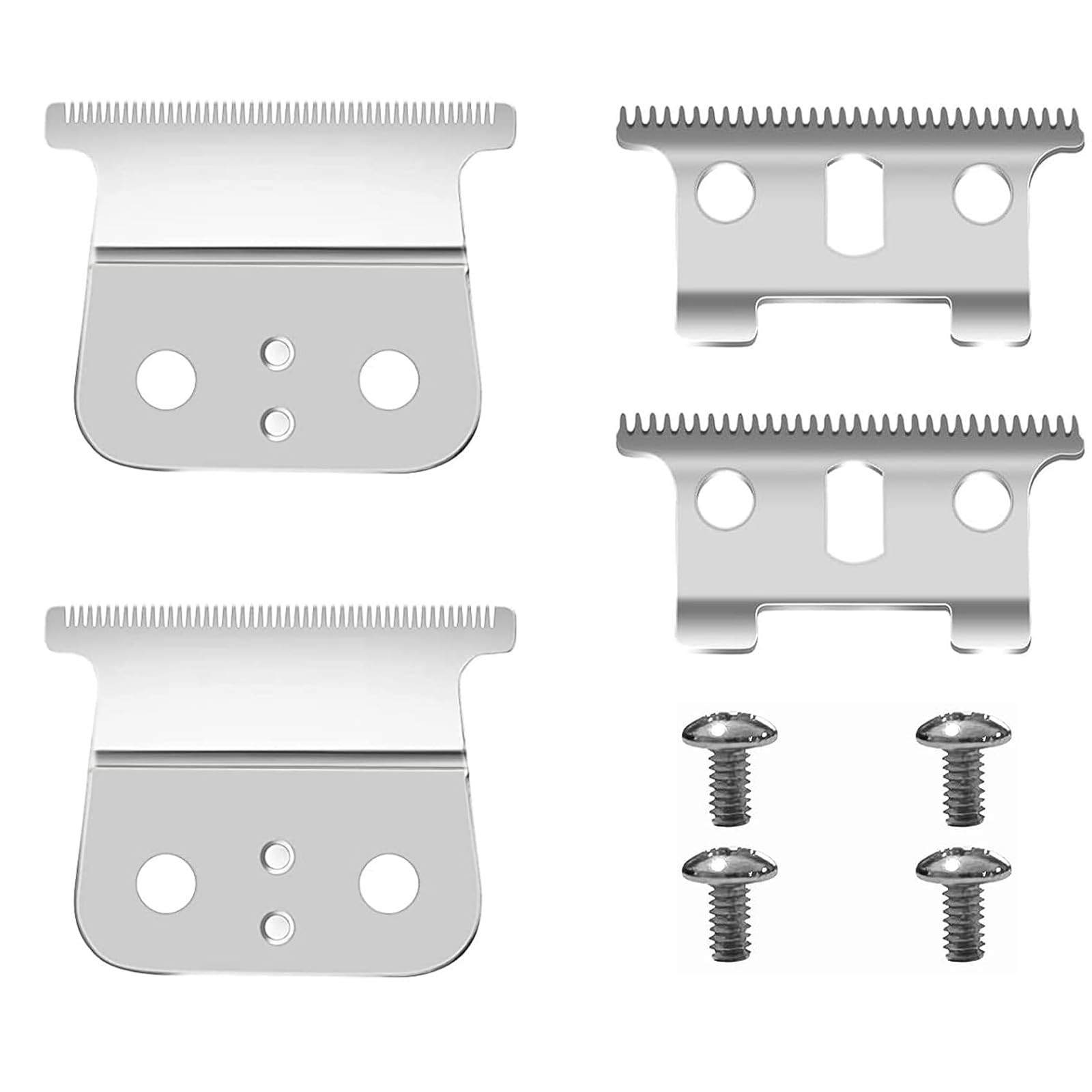 2 Pack T-Blades Compatible with Andis T-Outliner G, GO, GTO, GTX, Headliner LS2,