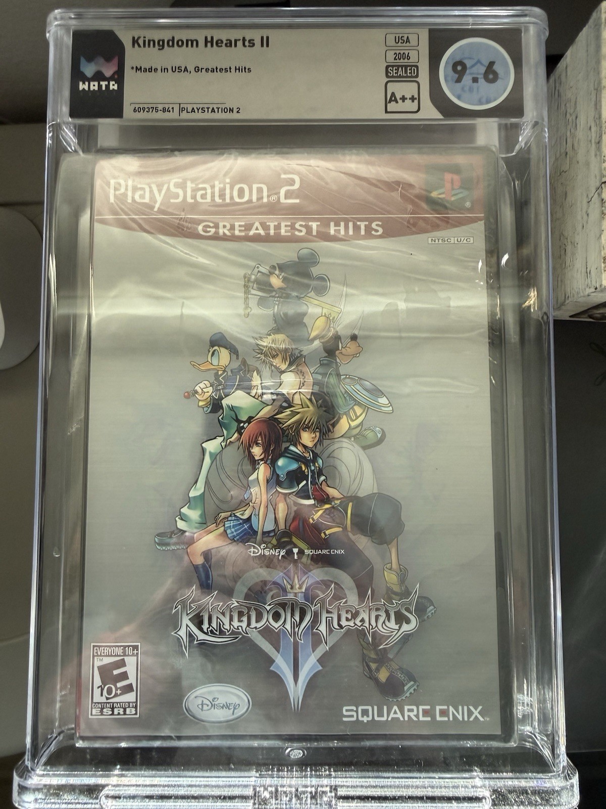 Kingdom Hearts  2 (Greatest Hits) - 2006 PlayStation 2 PS2 - WATA GRADED 9.6 A++