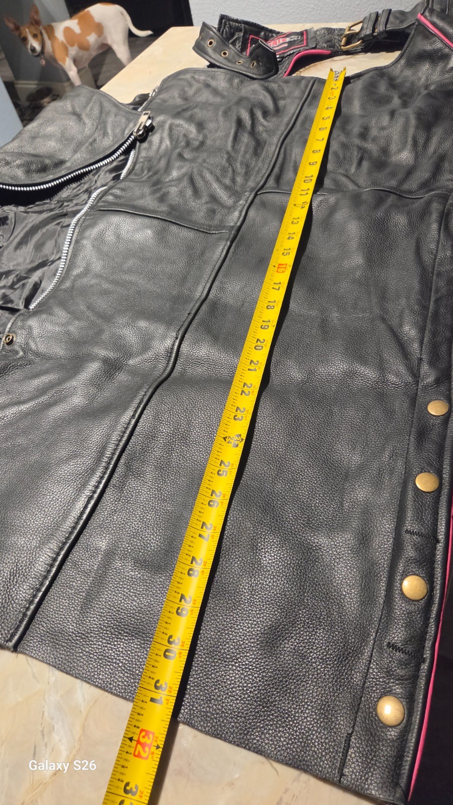 CHAPS - WOMAN'S XS FULL GRAIN LEATHER CHAPS - WOMAN'S XS FULL GRAIN LEATHER