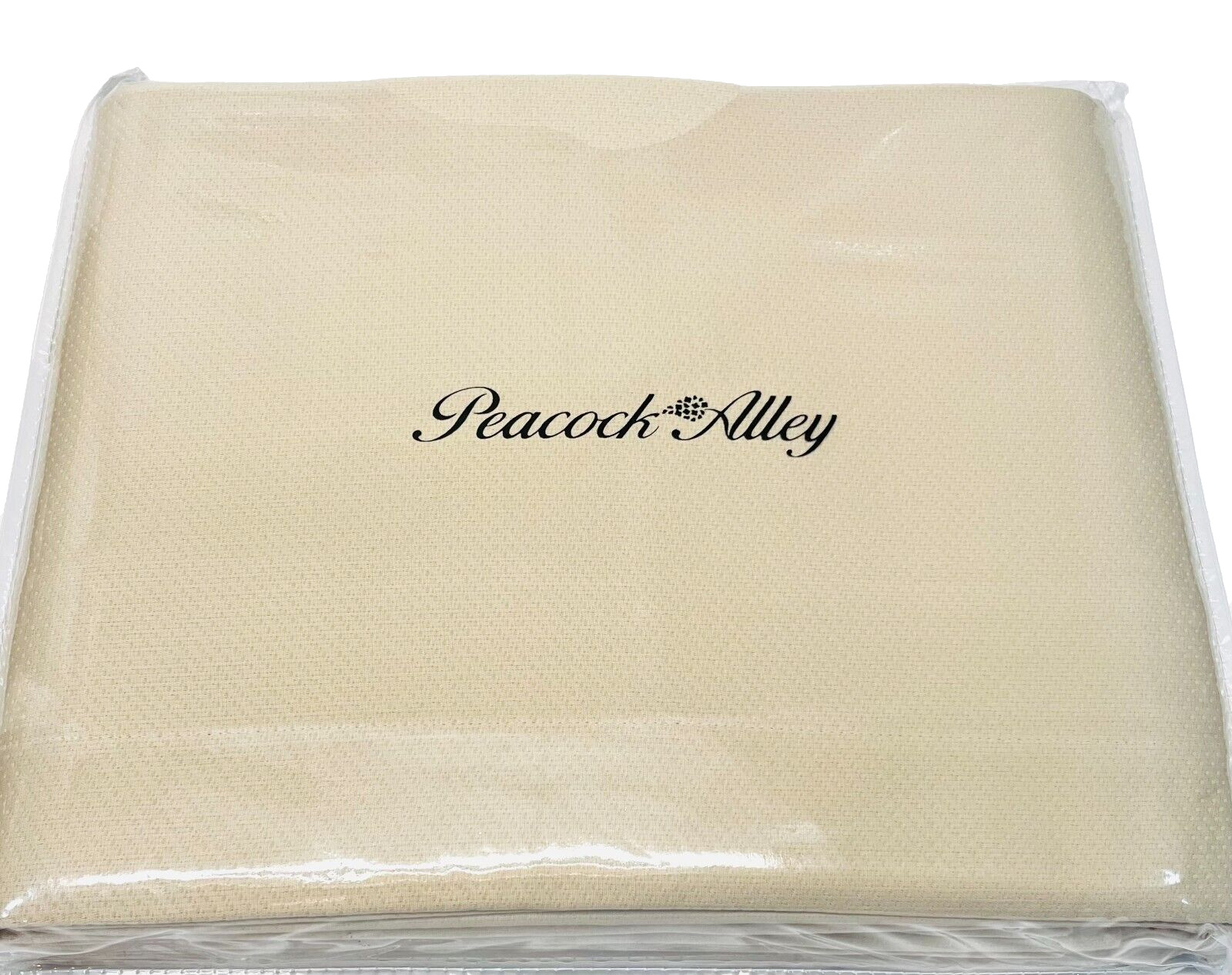 Peacock Alley 3Pc Set Coverlet Matelasse Dense Cotton Queen Angelina Beige-Gold