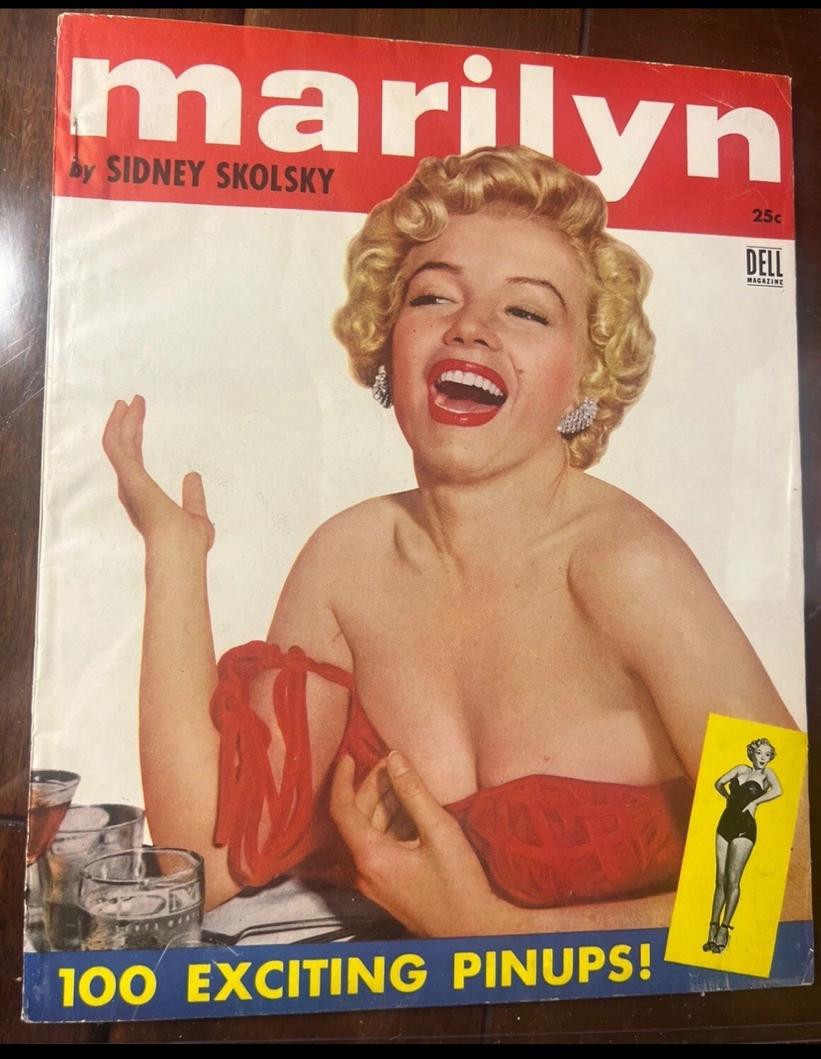 Vintage 1954 Dell Marilyn Monroe Magazine by Sidney Skolsky 100 Exciting Pinups