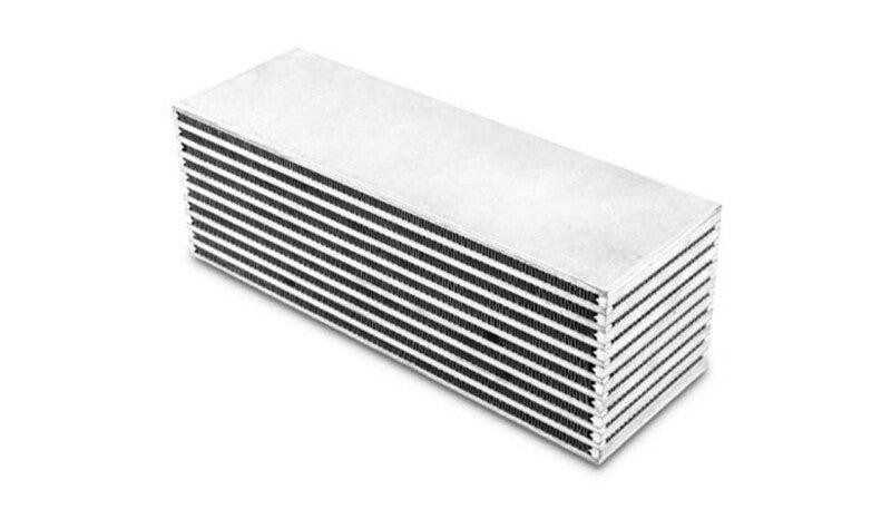 Vibrant 12in W x 4in H x 4in Thick Water to Air Intercooler Core Vibrant 12in W x 4in H x 4in Thick Water to Air Intercooler Core