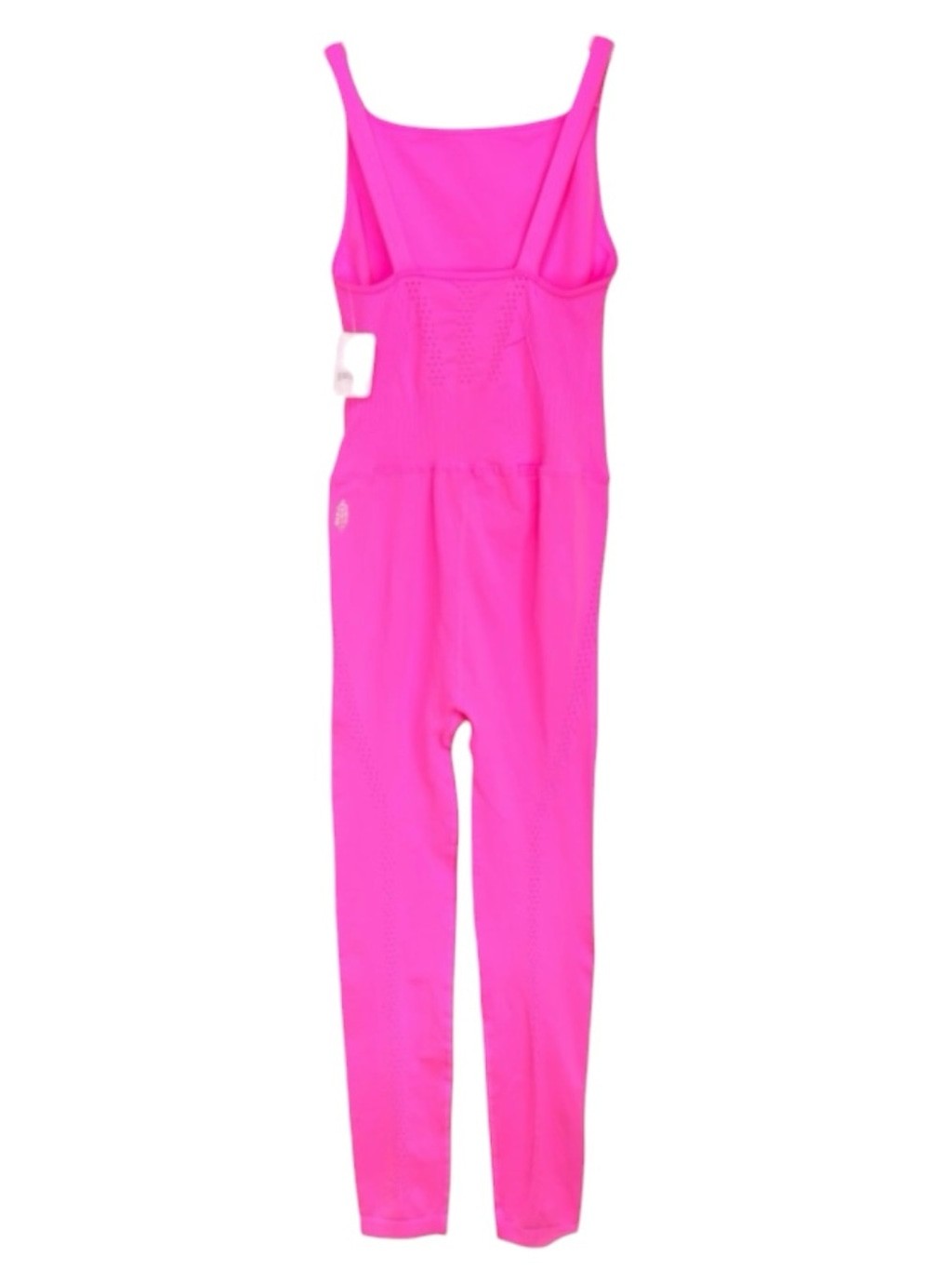 FP Movement NWT Good Karma High Neck Jumpsuit Pink Berry Hot Fuchsia XS/S