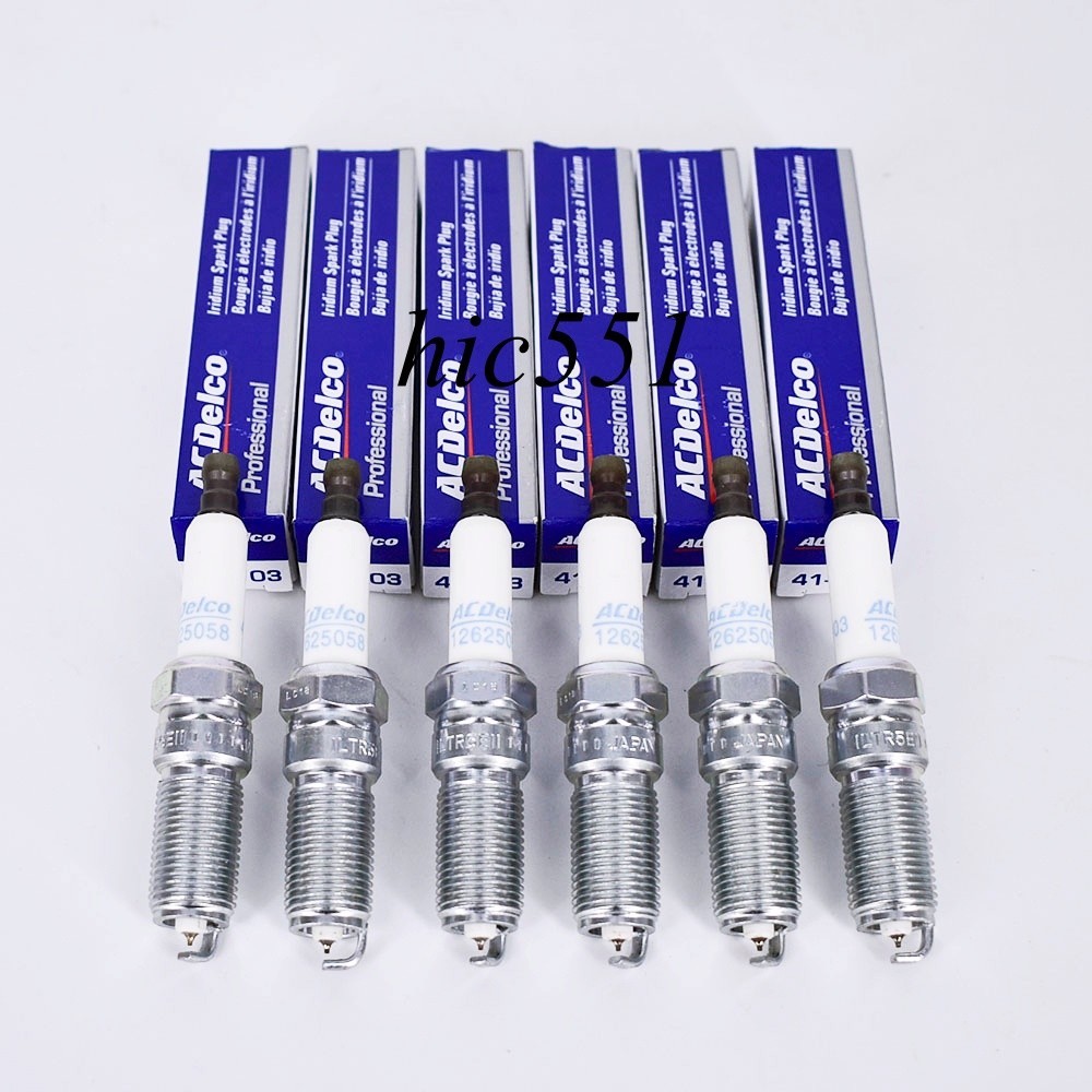 6X OEM 41-103 Iridium Spark Plugs For CHEVROLET BUICK HUMMER GMC ISUZU 12625058 6X OEM 41-103 Iridium Spark Plugs For CHEVROLET BUICK HUMMER GMC ISUZU 12625058
