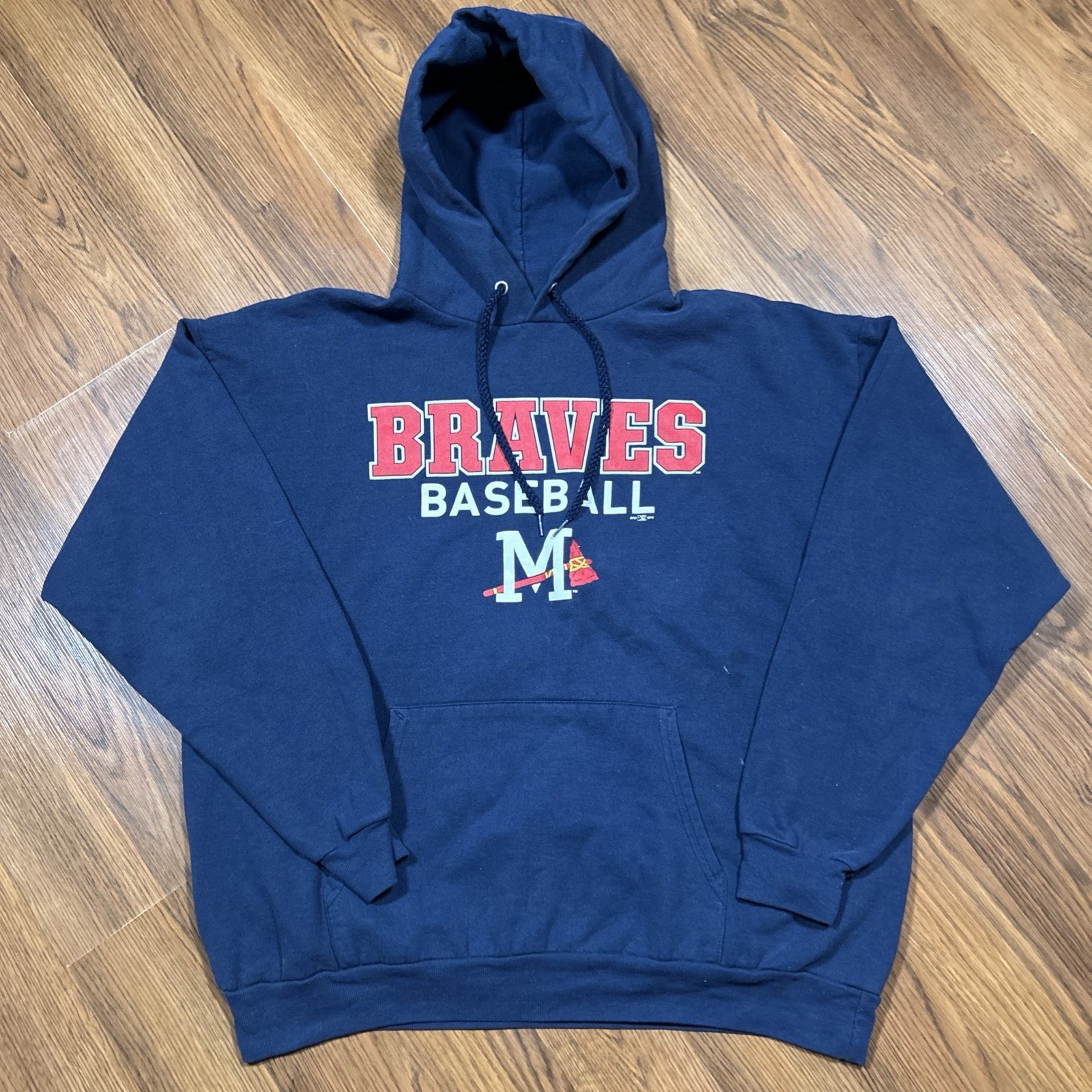Mississippi Braves Minor League Baseball Sweatshirt Hoodie Men’s XL Navy Blue Mississippi Braves Minor League Baseball Sweatshirt Hoodie Men’s XL Navy Blue