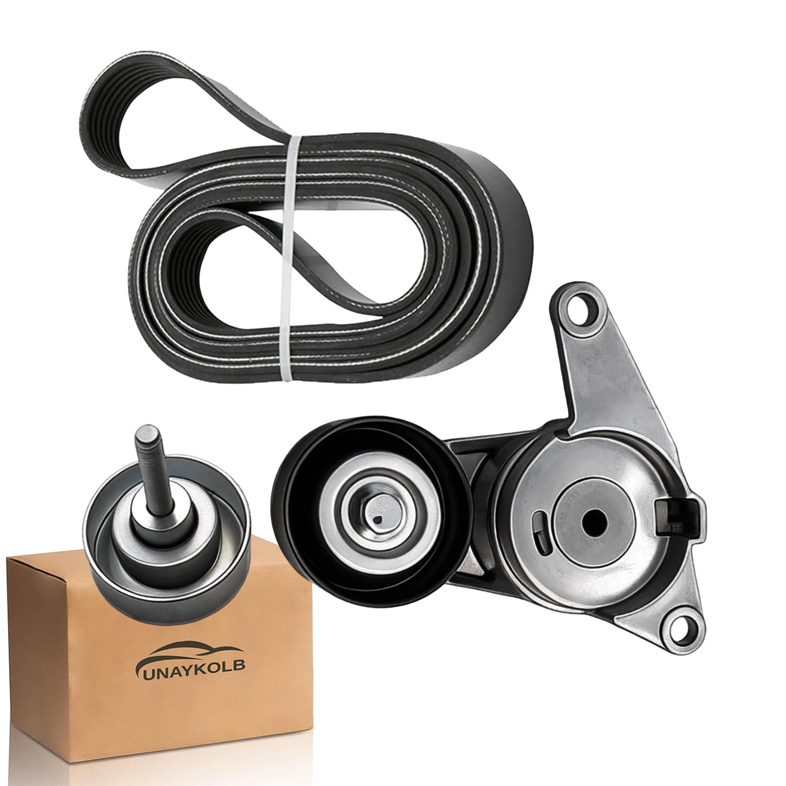 Serpentine Belt Kit 10-17 Chevy Equinox GMC Terrain Impala Cad SRX Captiva Sport