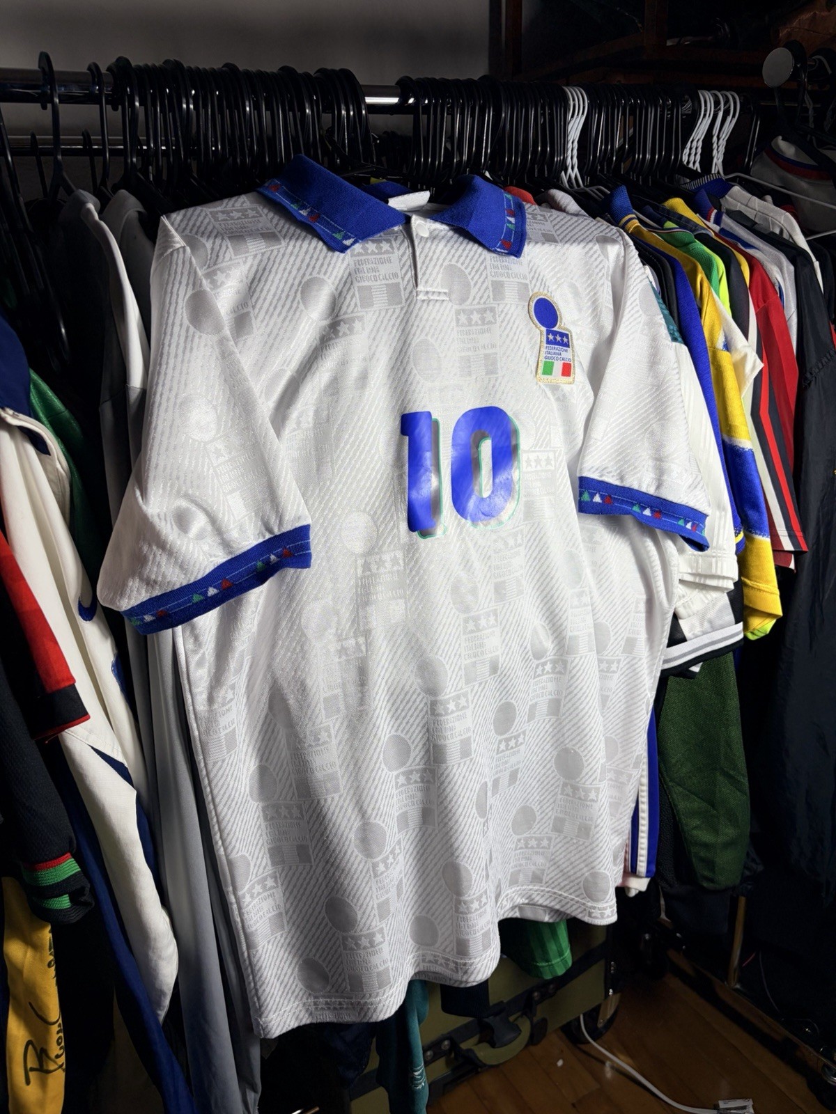 Italy 1992 Away jersey #10 baggio L