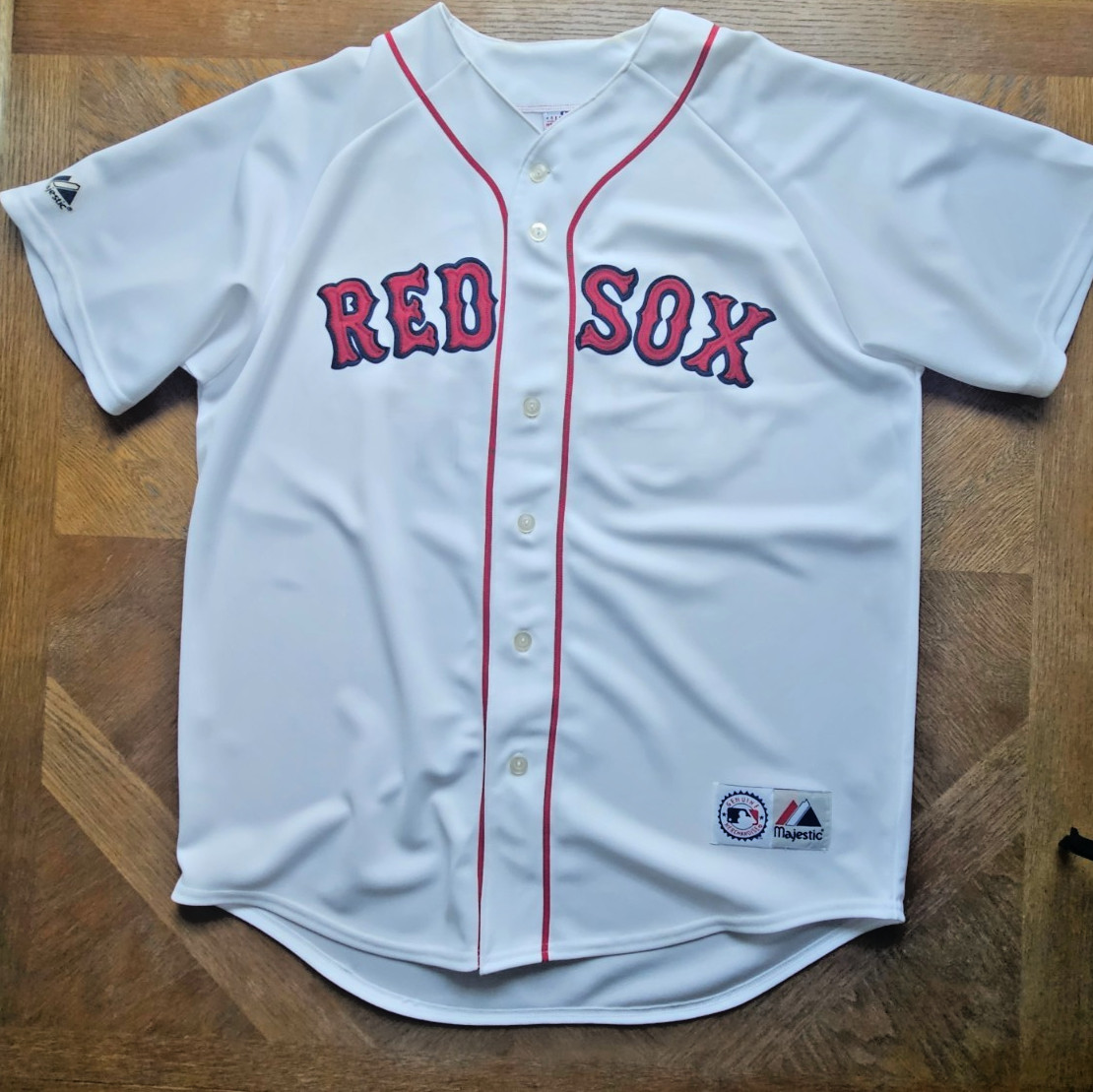 David Ortiz #34 Boston RedSox 100% Authentic Vintage 2K Home Jersey \