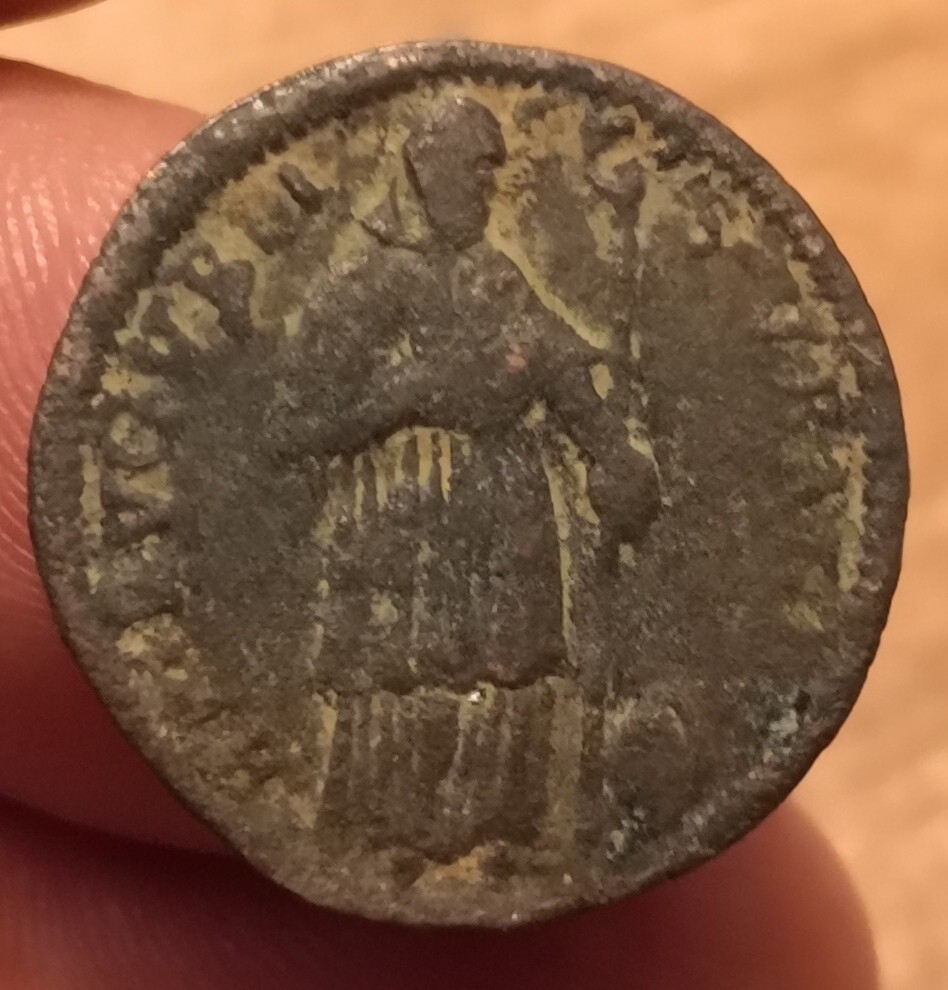 Coin Quattrino Con Sant\'Ubaldo 1730-1740, Clement XII, Rare, Ref. 5006