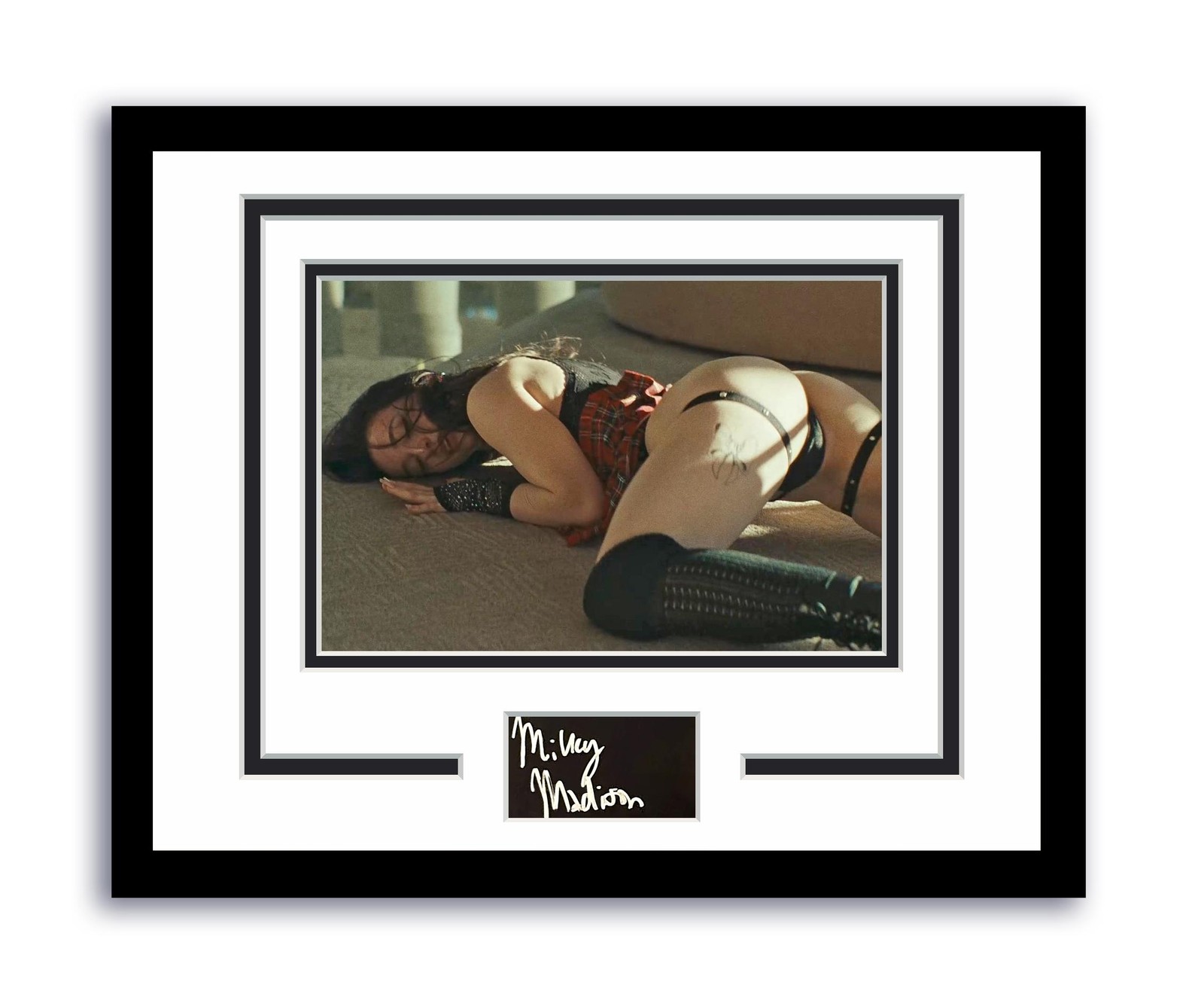 Anora Mikey Madison Autographed Signed 11x14 Framed Photo Hot Sexy ACOA