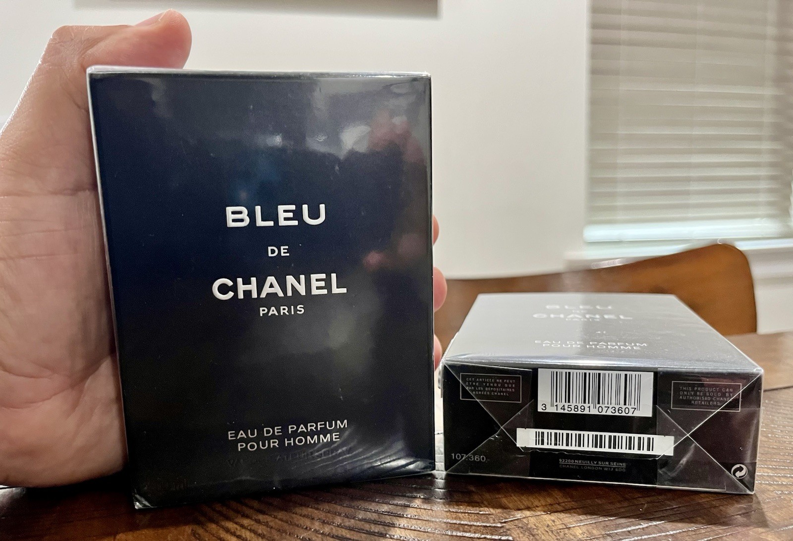 Bleu De Chanel Eau De Parfum By Chanel 3.4oz 100ml Men’s Fragrance