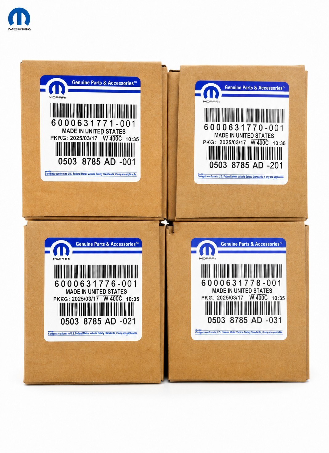 Hydraulic Lifters Complete SET Front & Back OEM Mopar 2X 5038785AD 2X 5038786AD