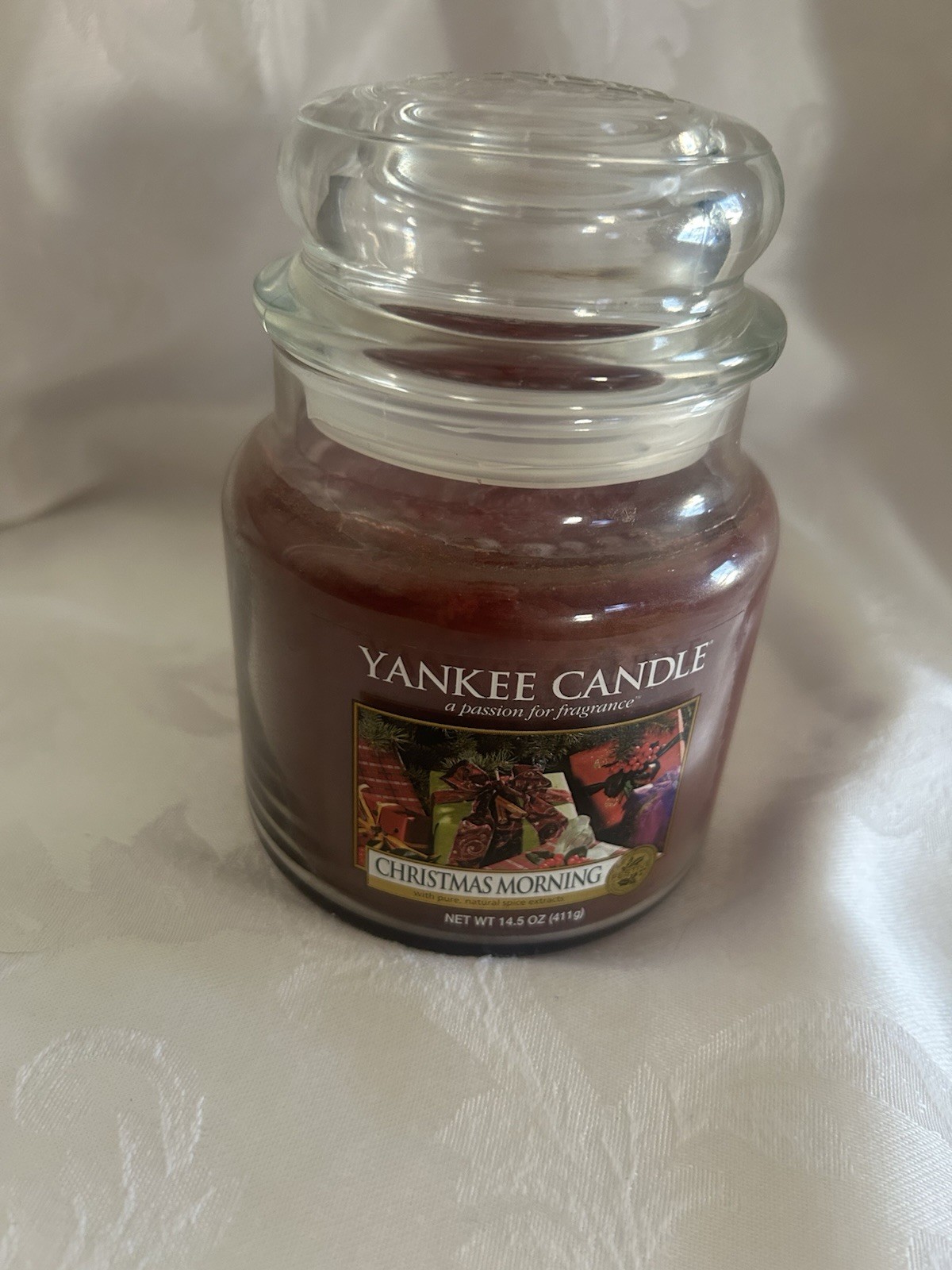 EXTREMELY RARE Retired Yankee Candle Christmas Morning 14.5oz EXTREMELY RARE Retired Yankee Candle Christmas Morning 14.5oz