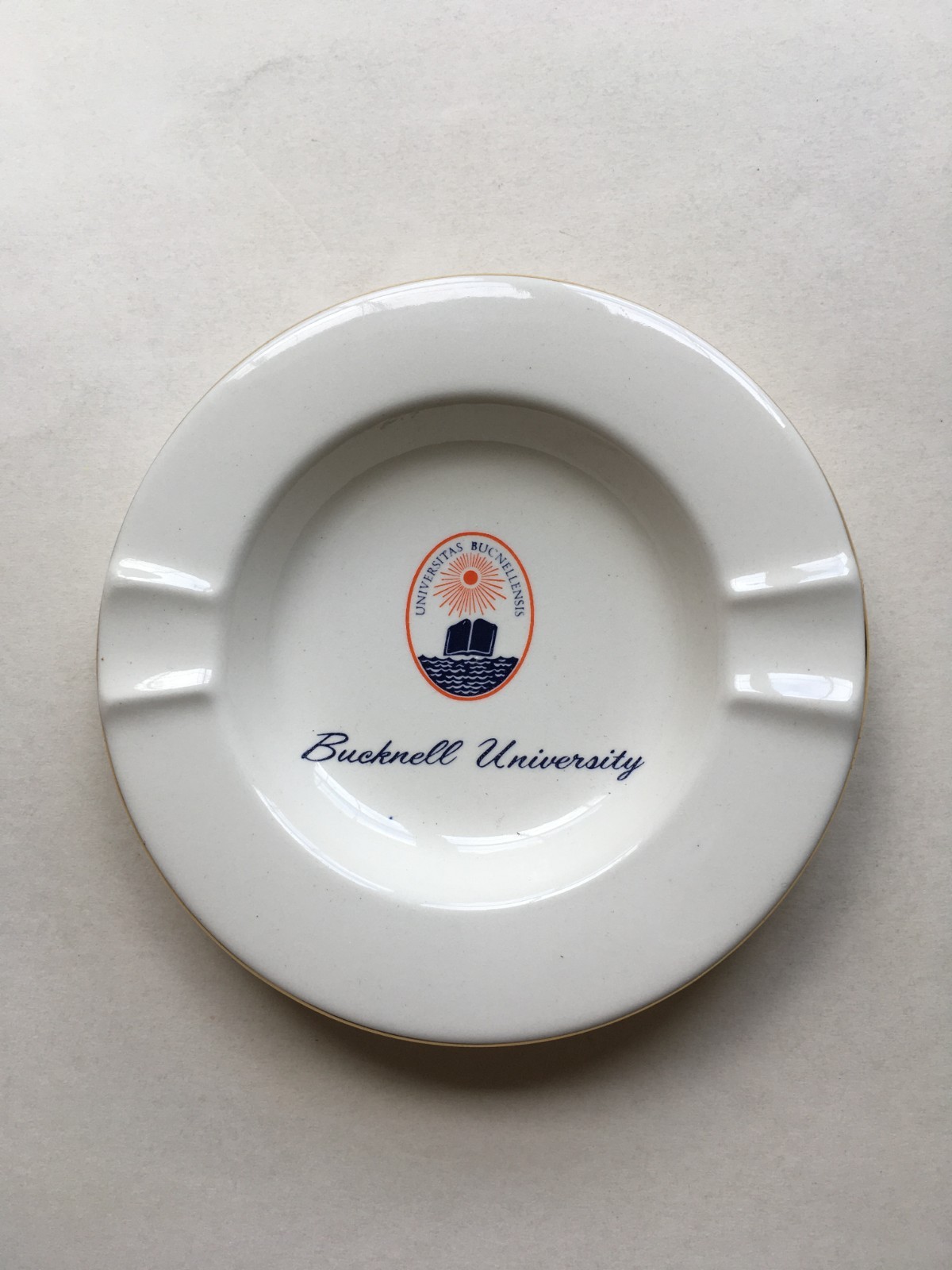 Bucknell University Vintage Ceramic Ashtray Bucknell University Vintage Ceramic Ashtray