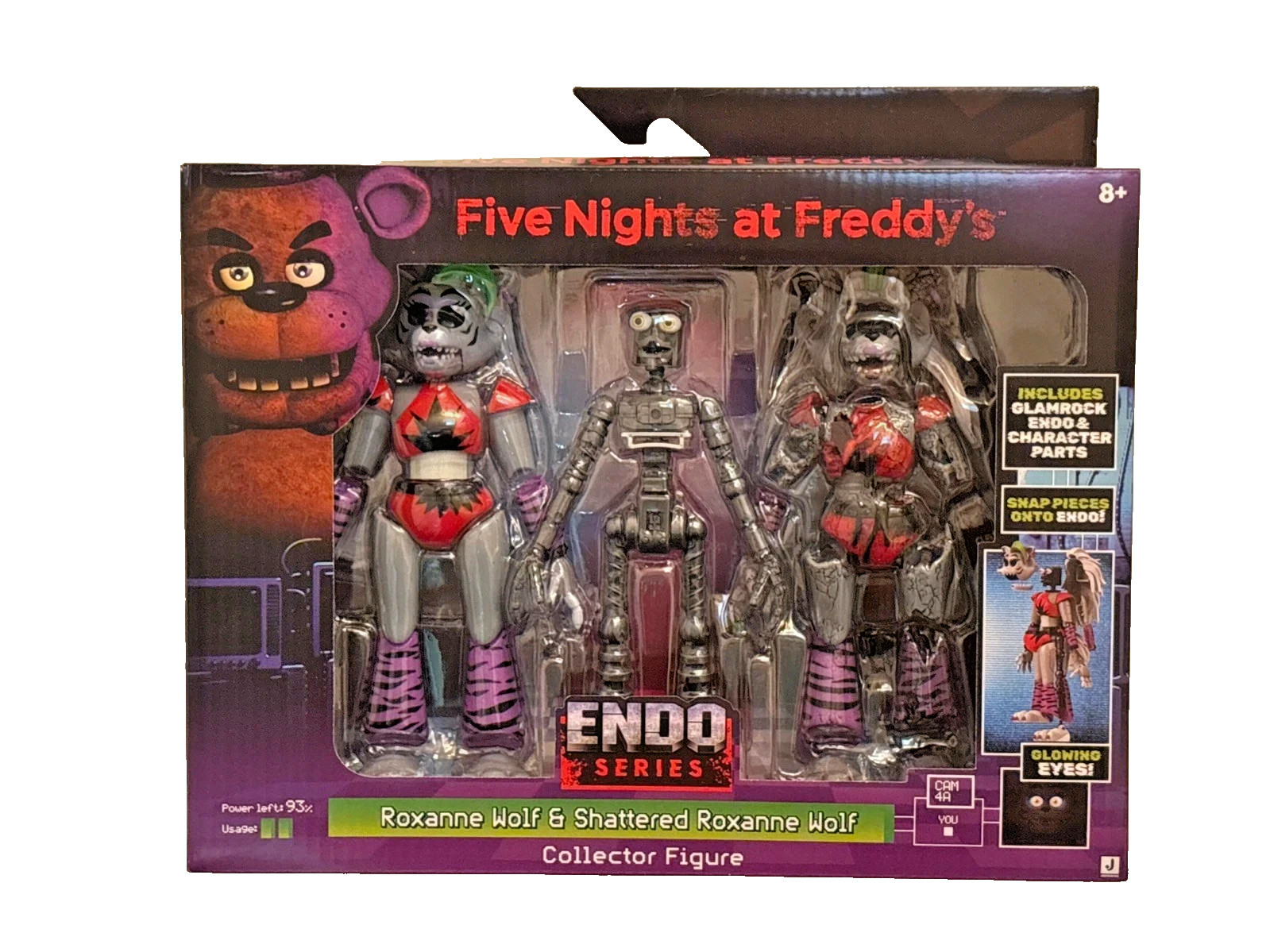Jazwares Five Nights At Freddy’s Endo Series Roxanne Wolf & Shattered Roxy Wolf Jazwares Five Nights At Freddy’s Endo Series Roxanne Wolf & Shattered Roxy Wolf
