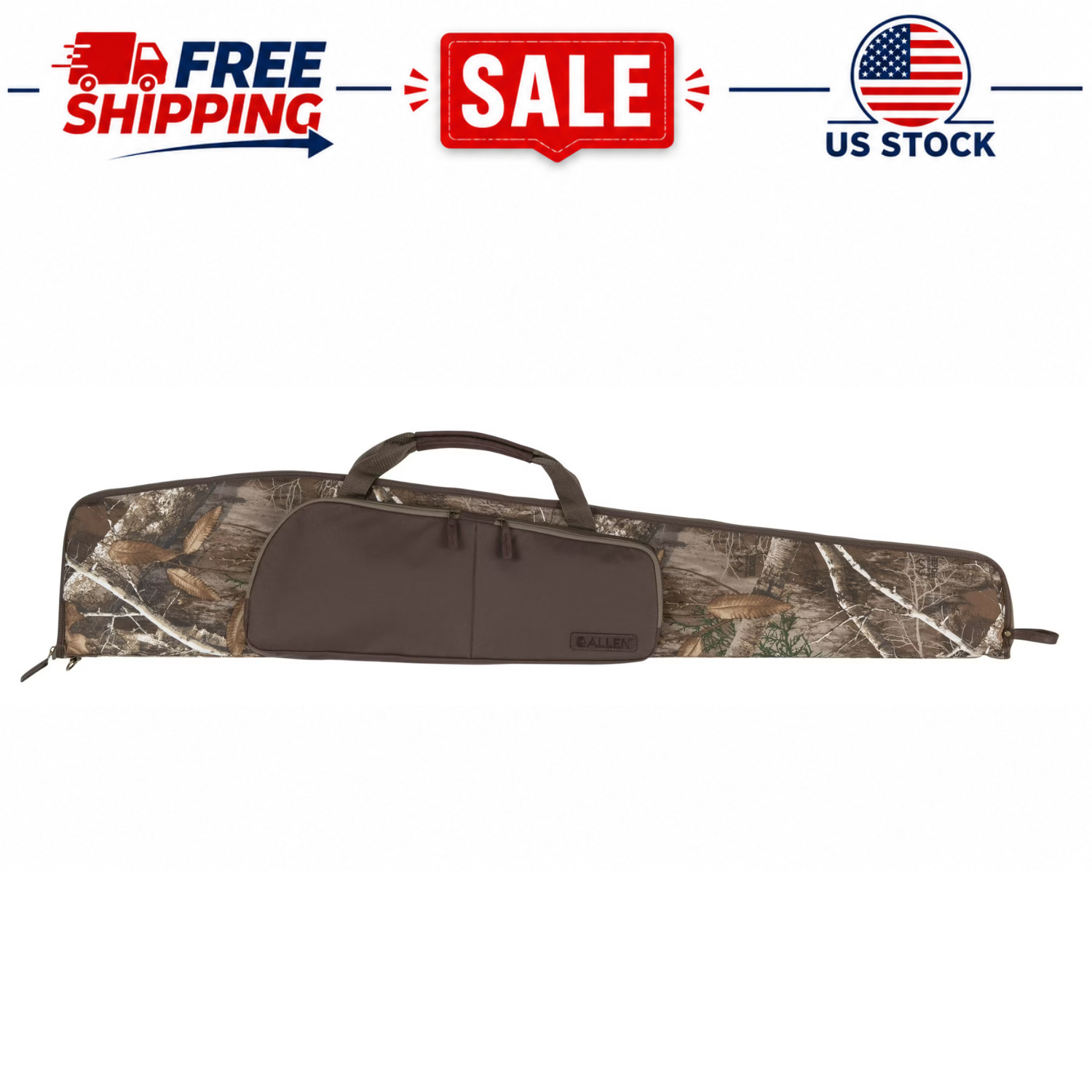 Allen Company Copper Shotgun Case 52 Inch Durable Gun Storage Bag, Realtree Edge