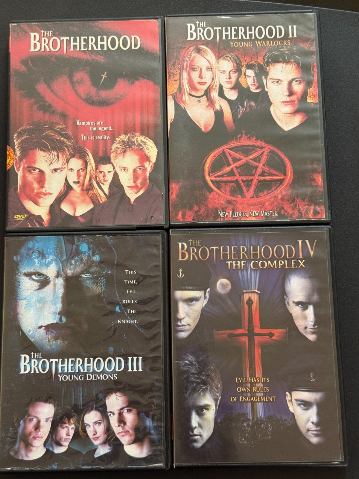 THE BROTHERHOOD 1-4 - NATHAN WATKINS - JOHS HAMMOND - BRADLEY - USED DVD MOVIE