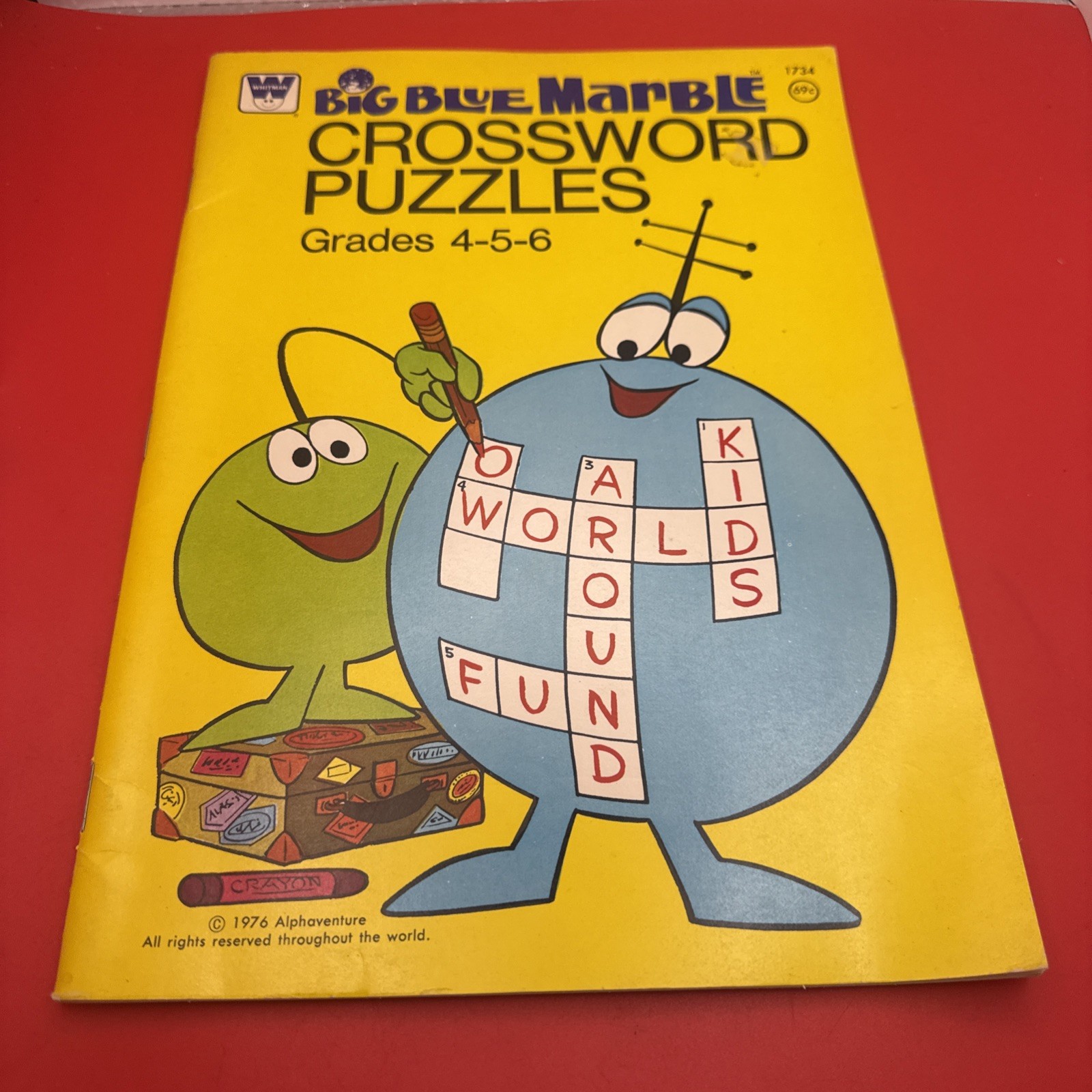 Vintage 1976 Whitman Big Blue Crossword Puzzles Grades 4 5 6 Activity Workbook Vintage 1976 Whitman Big Blue Crossword Puzzles Grades 4 5 6 Activity Workbook