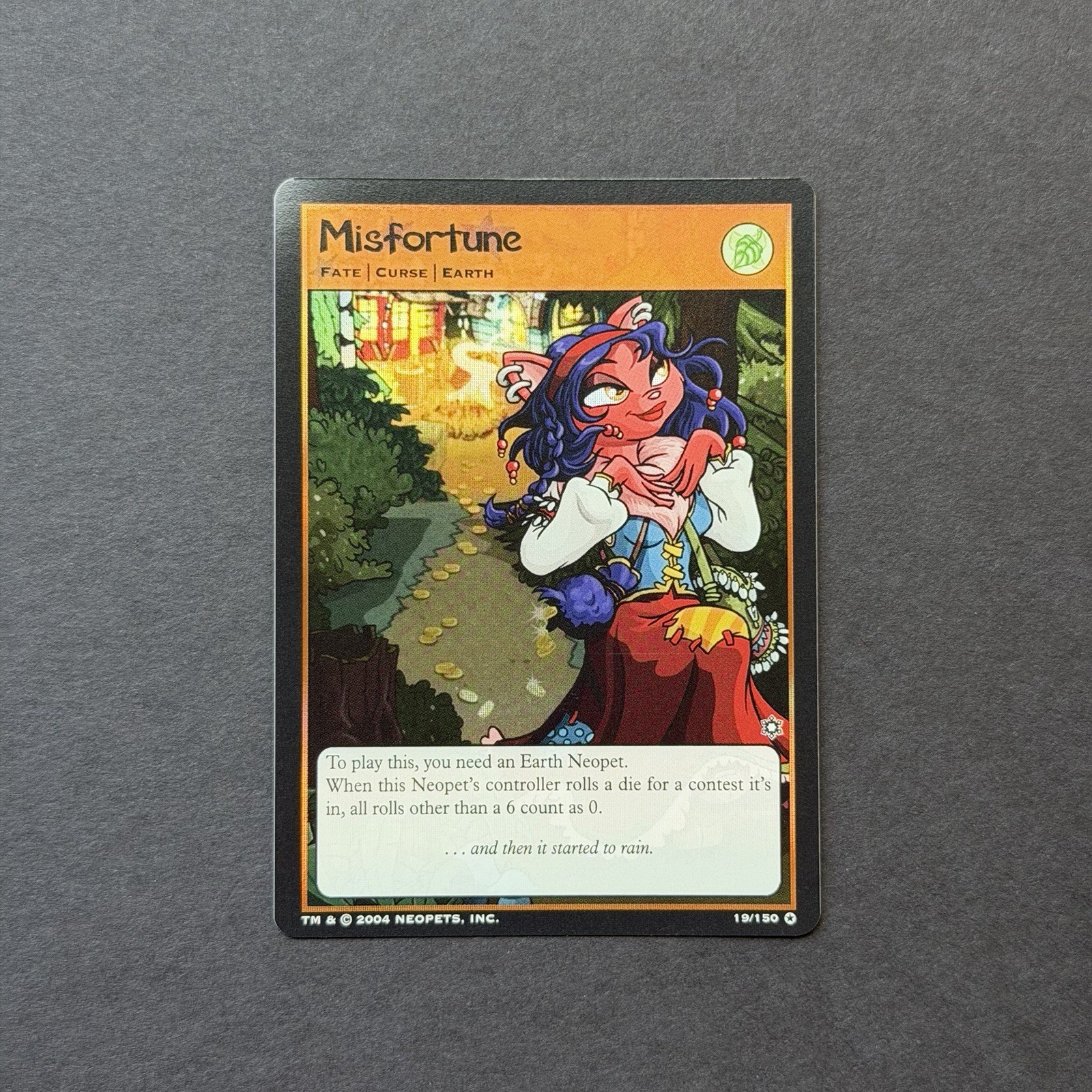 NM Neopets TCG Misfortune 19/150 (WoTC / Hannah and the Ice Caves / 2004)