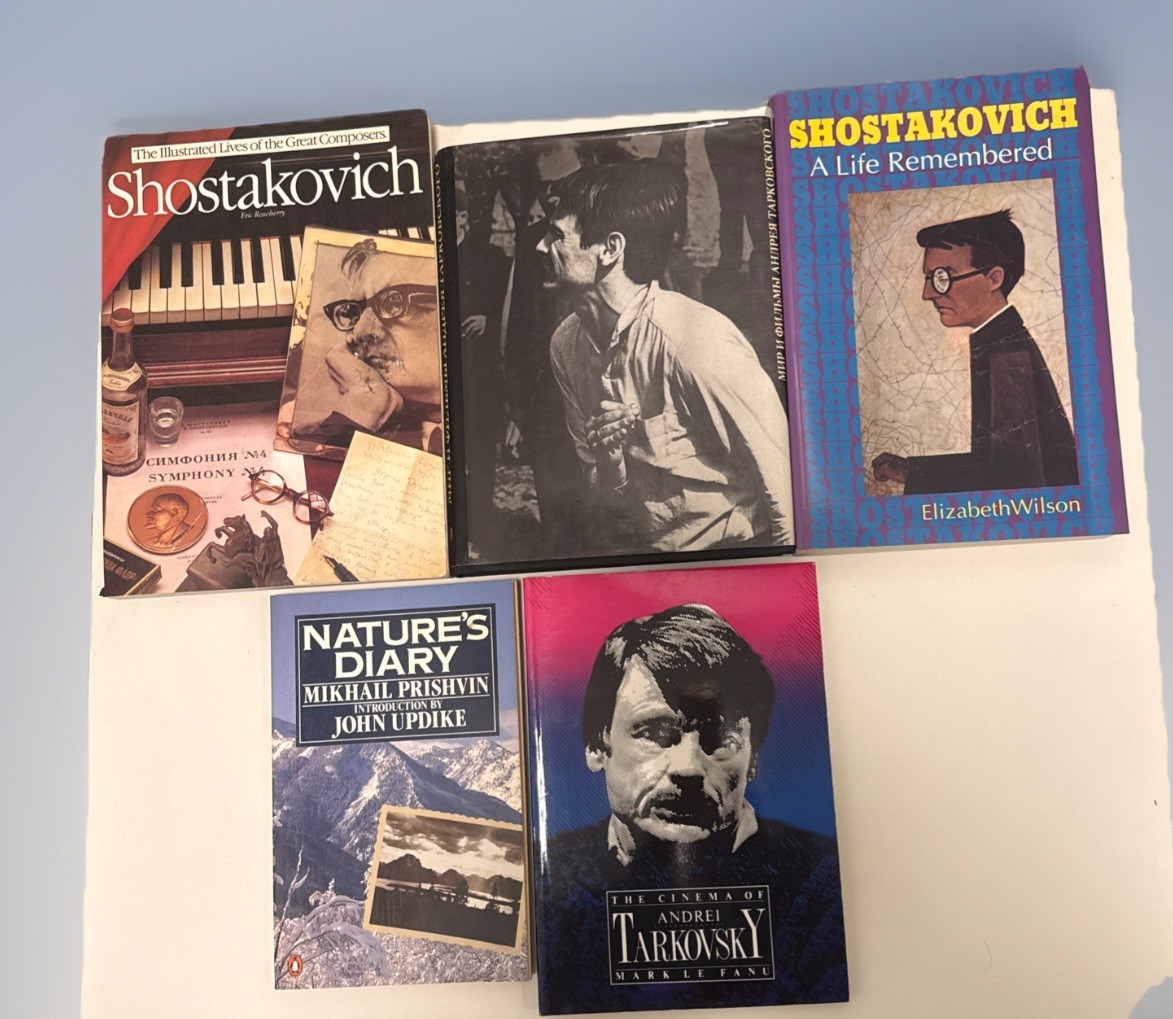 5 Soviet Culture Art Books Tarkovsky Cinema Film Shostakovich Music History Lot