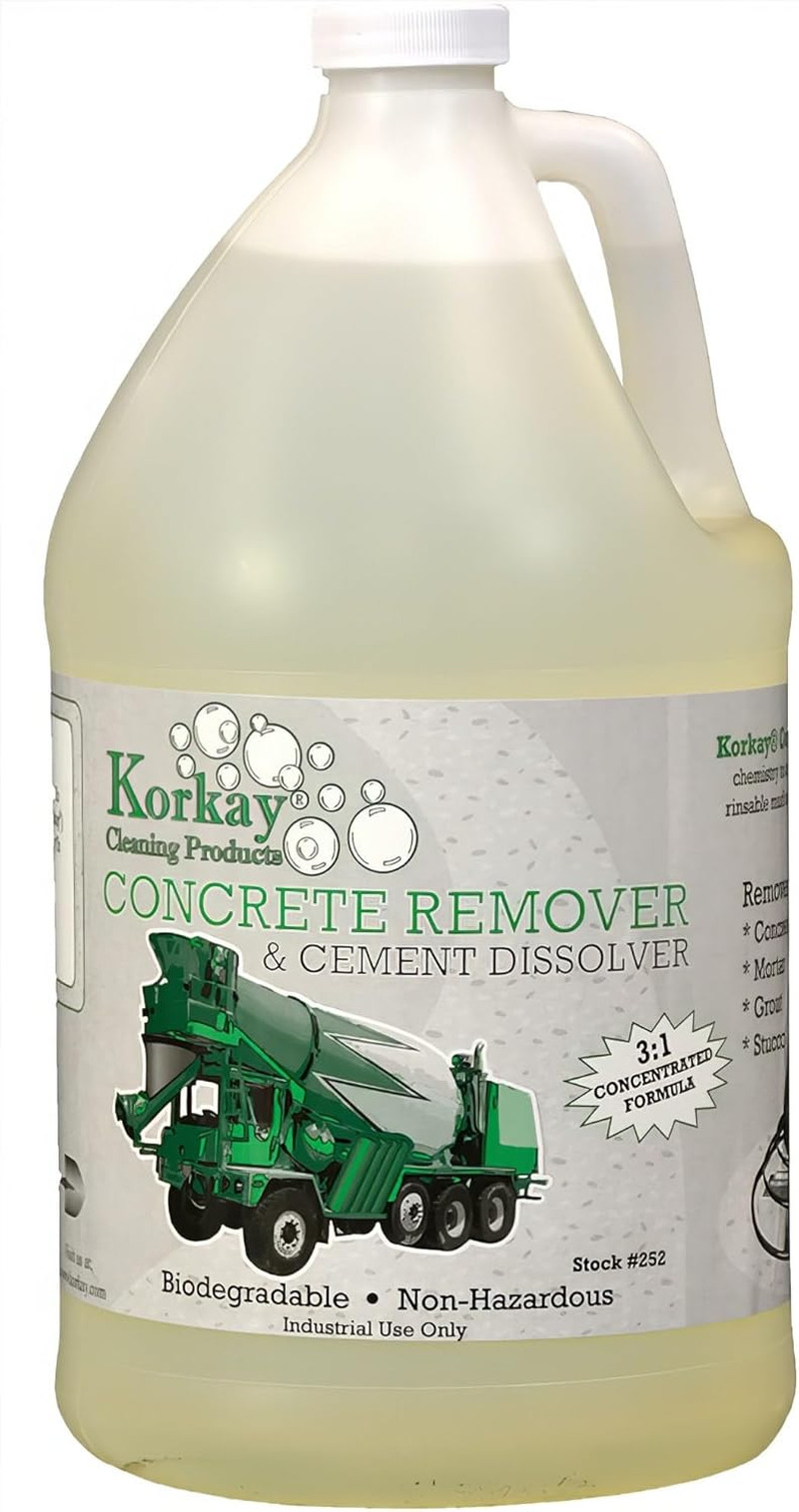 DIY Concrete Remover & Cement Dissolver Heavy-Duty, Great for Tools & Mixers - 1 DIY Concrete Remover & Cement Dissolver Heavy-Duty, Great for Tools & Mixers - 1