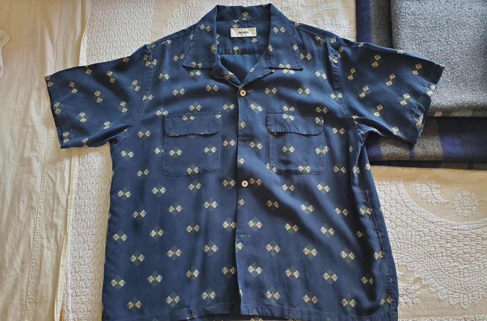 Buck Mason Draped Linen Camp Shirt - Used but Excellent Condition Buck Mason Draped Linen Camp Shirt - Used but Excellent Condition