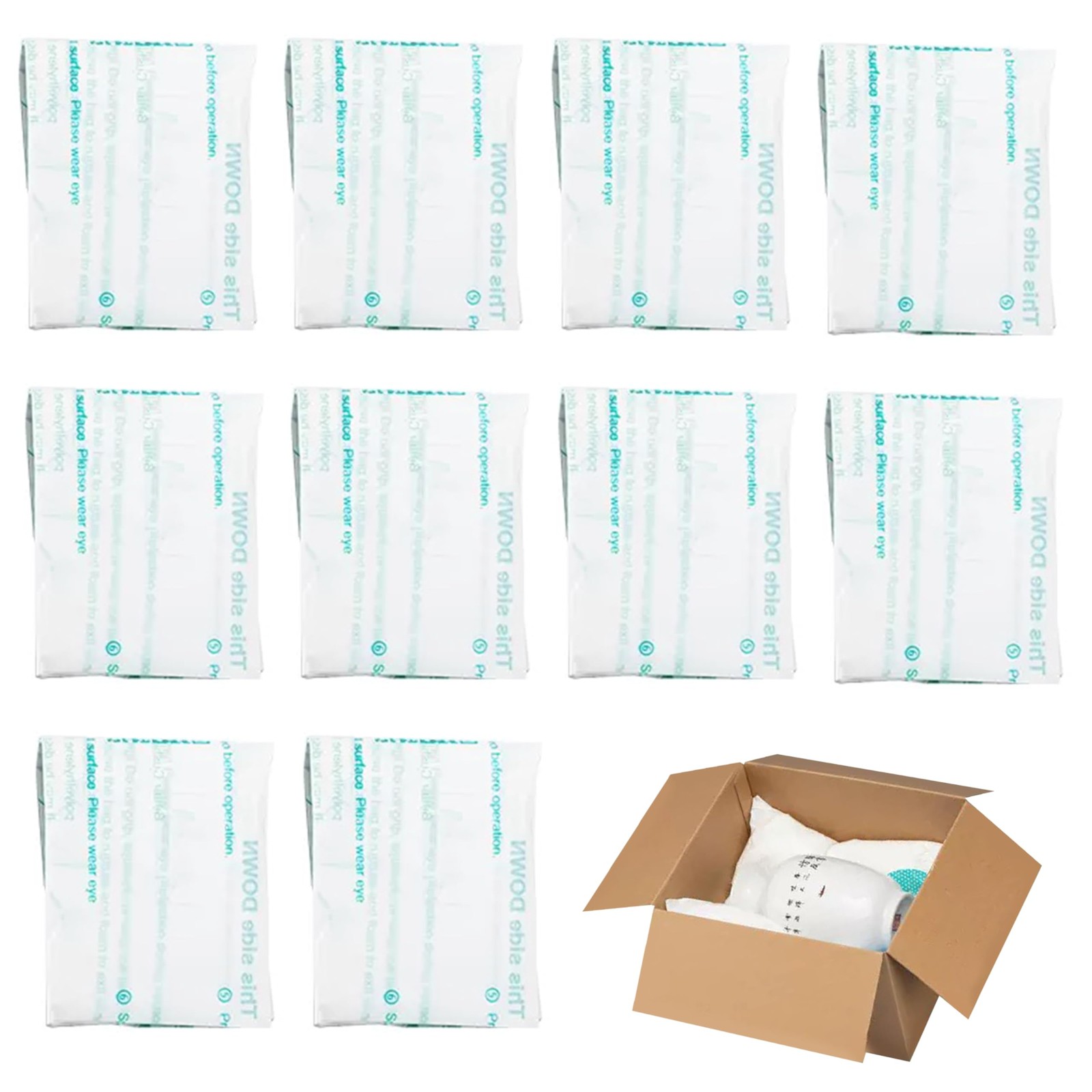 10 Pcs 14”x16” Foam Bag for Shipping, Expandable 16\