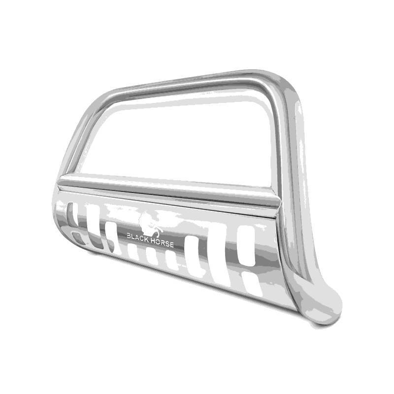 Black Horse Bull Bar Skid Plate Stainless Steel fit 2020-2023 Toyota Highlander