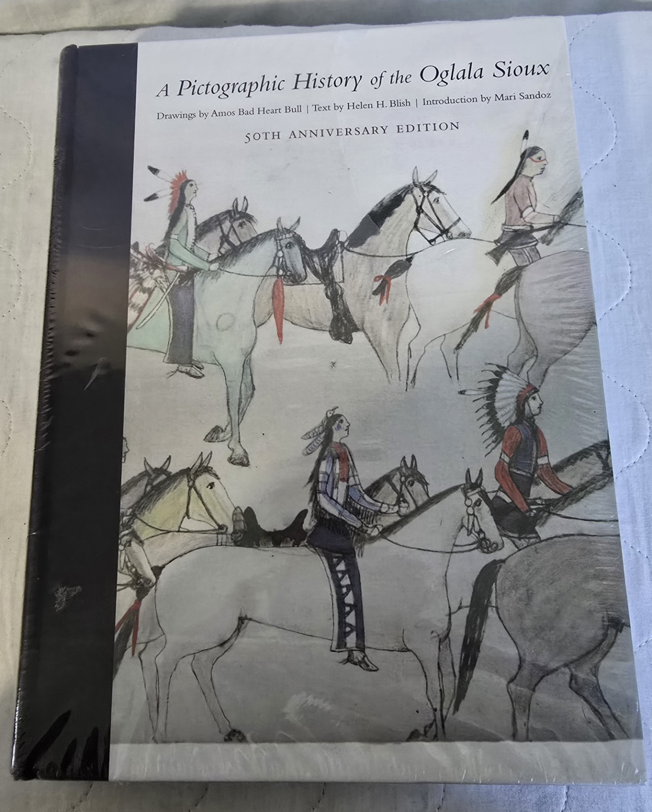 A Pictographic History of the Oglala Sioux 50th Anniv Ed by Helen Bish HC Sealed