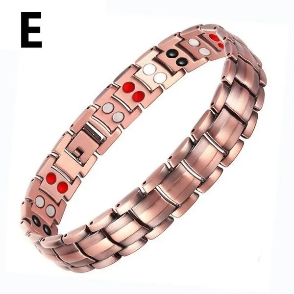 Pulsera magnética de cobre puro para hombres y mujeres Energy Arthritis Pain Va Pulsera magnética de cobre puro para hombres y mujeres Energy Arthritis Pain Va