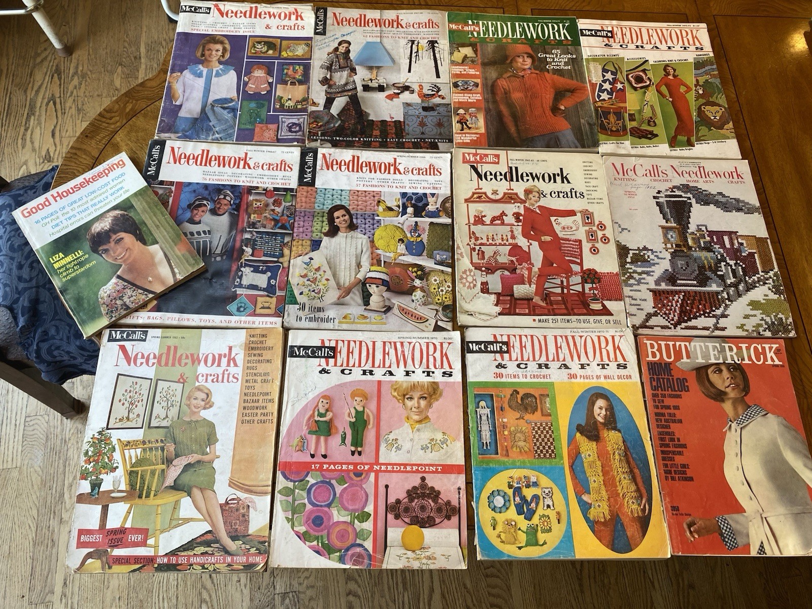 VTG McCall’s Needlework & Crafts Lot 13 1952-1974 Butterick 1966 Sewing Good Hou