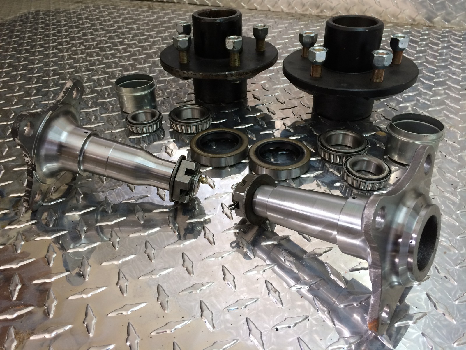 TRAILER AXLE KIT - 3.5K, 3500 lb, Idler, 5 on 4.5
