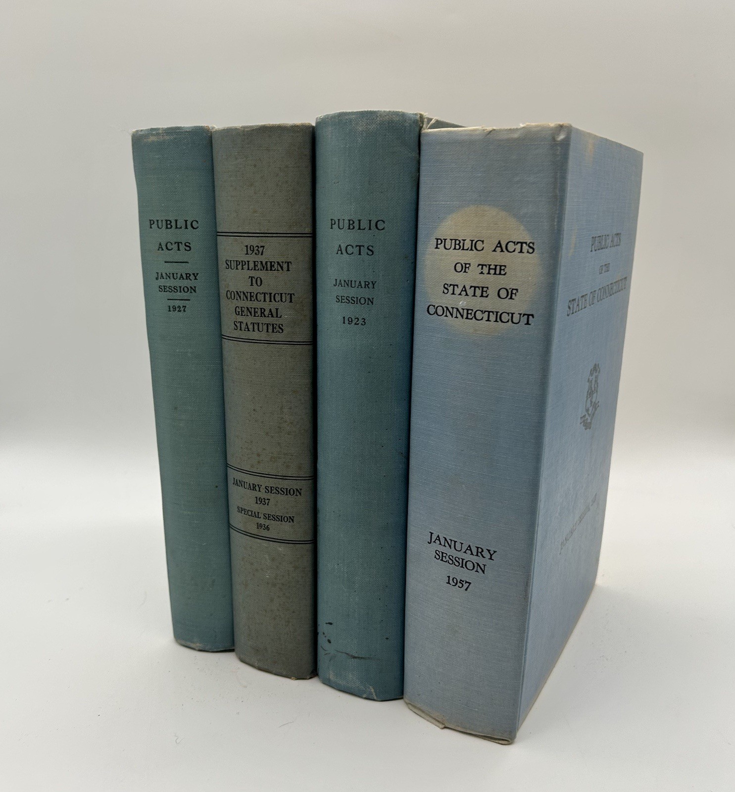 Public Acts General Statutes the State of Connecticut 1923, 1957, 1937 Rare CT