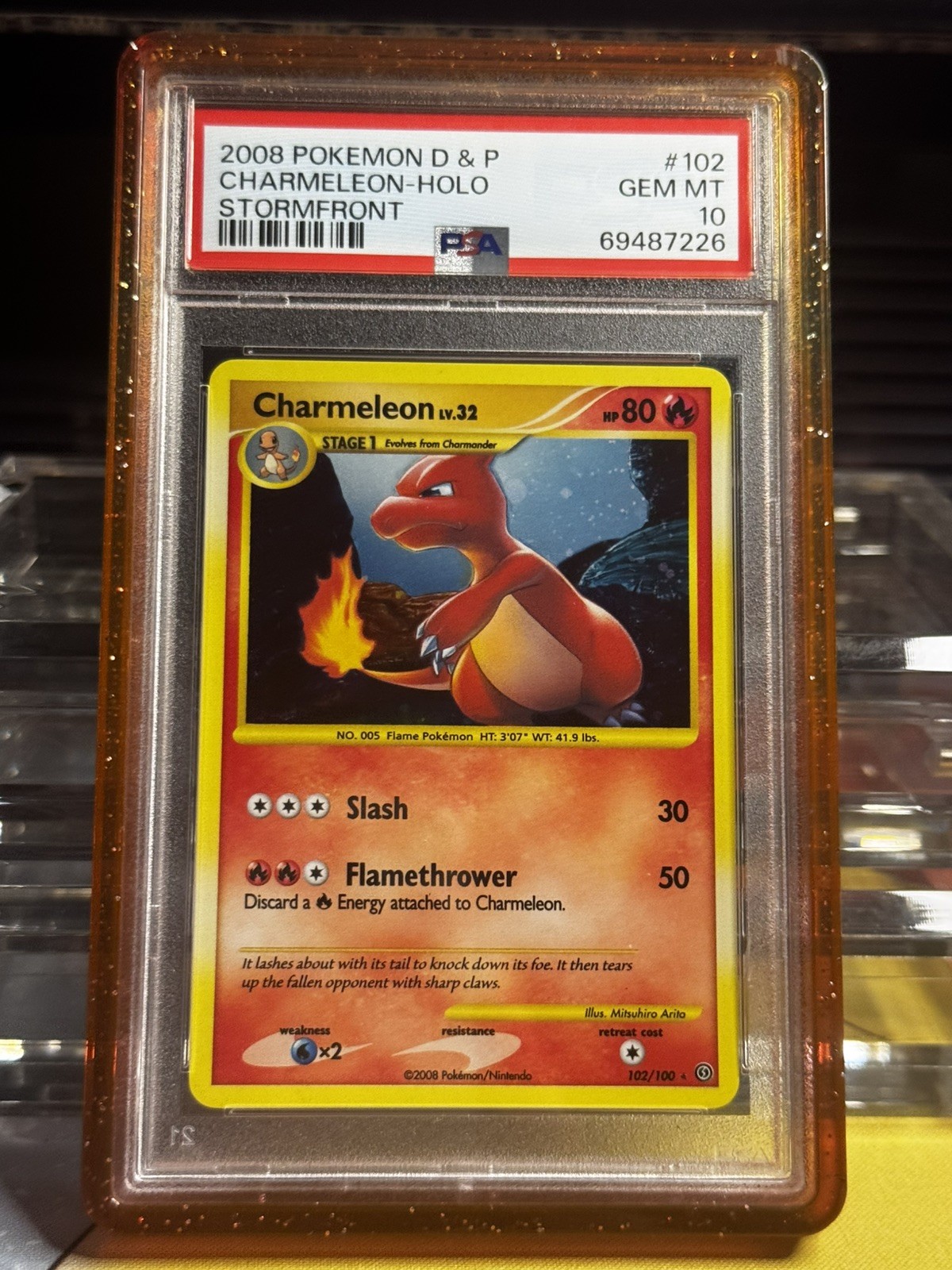 2008 Pokemon Diamond and Pearl Stormfront Charmeleon Secret Rare PSA 10 [POP 34]